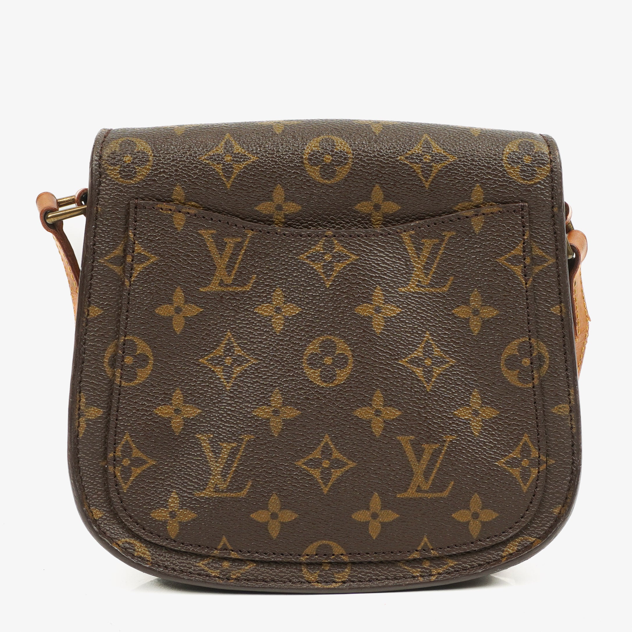 Louis Vuitton Saint Cloud Vintage MM Monogram Canvas Crossbody Bag