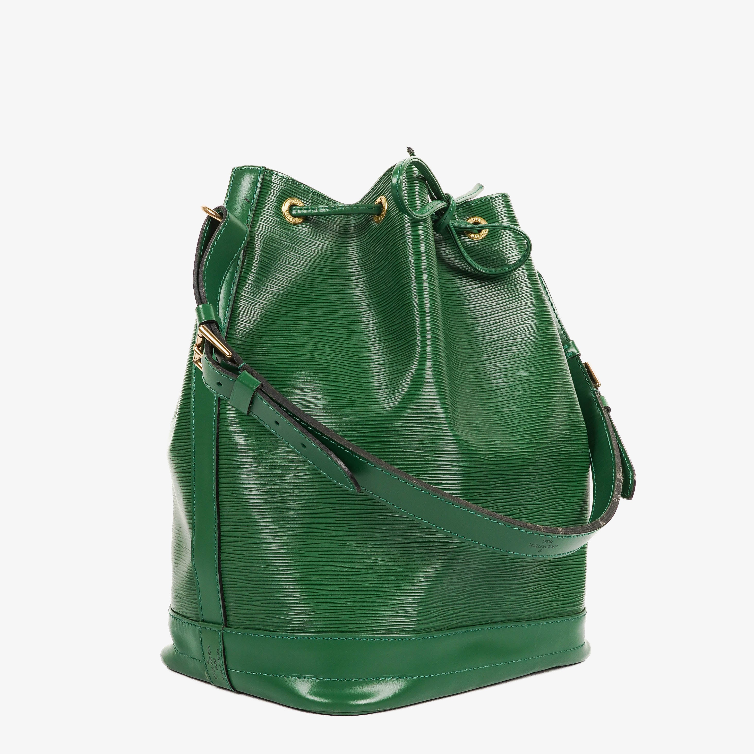 Louis Vuitton Noe Grande GM Green EPI Leather Shoulder Bag