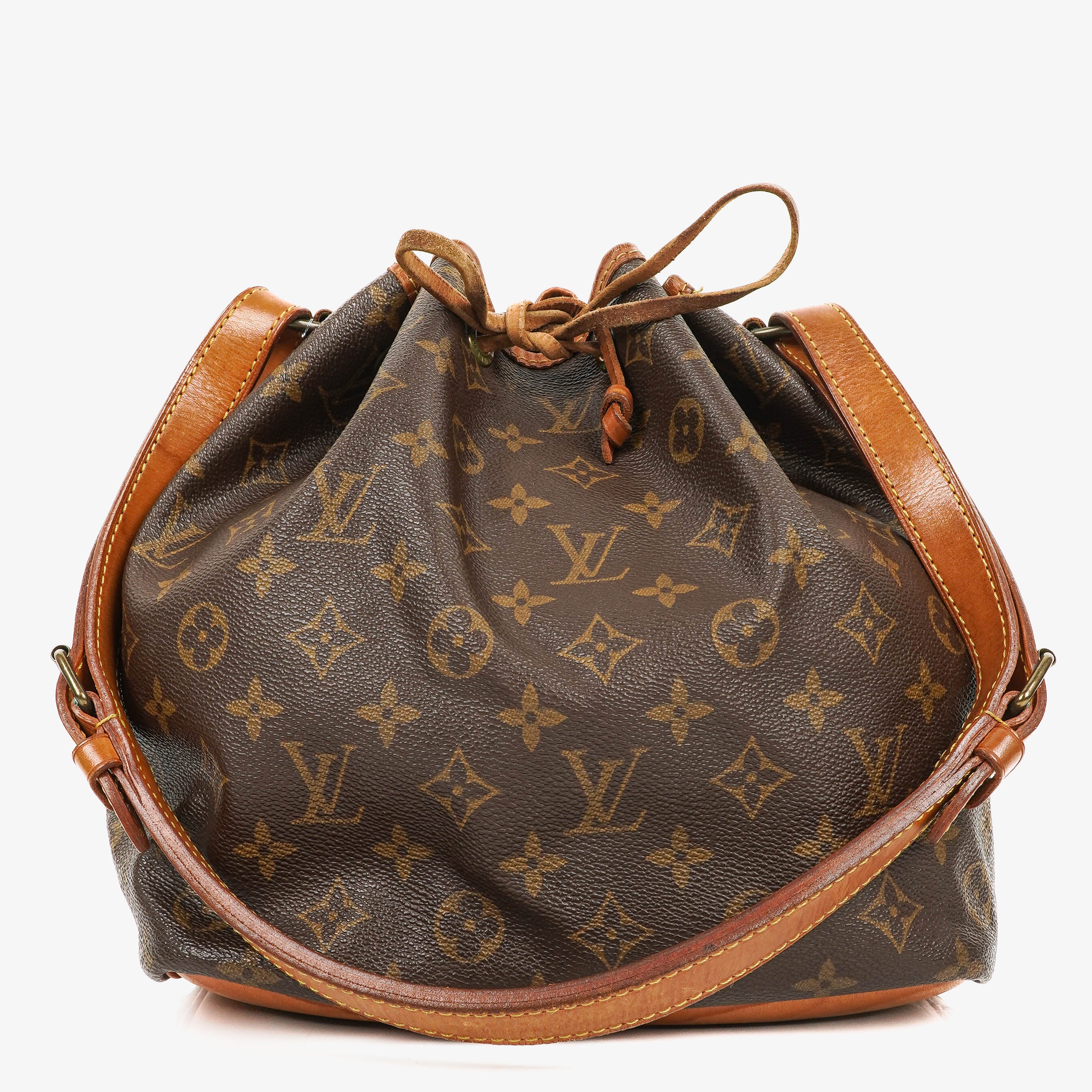 Louis Vuitton Petit Noe Monogram Canvas Shoulder Bag