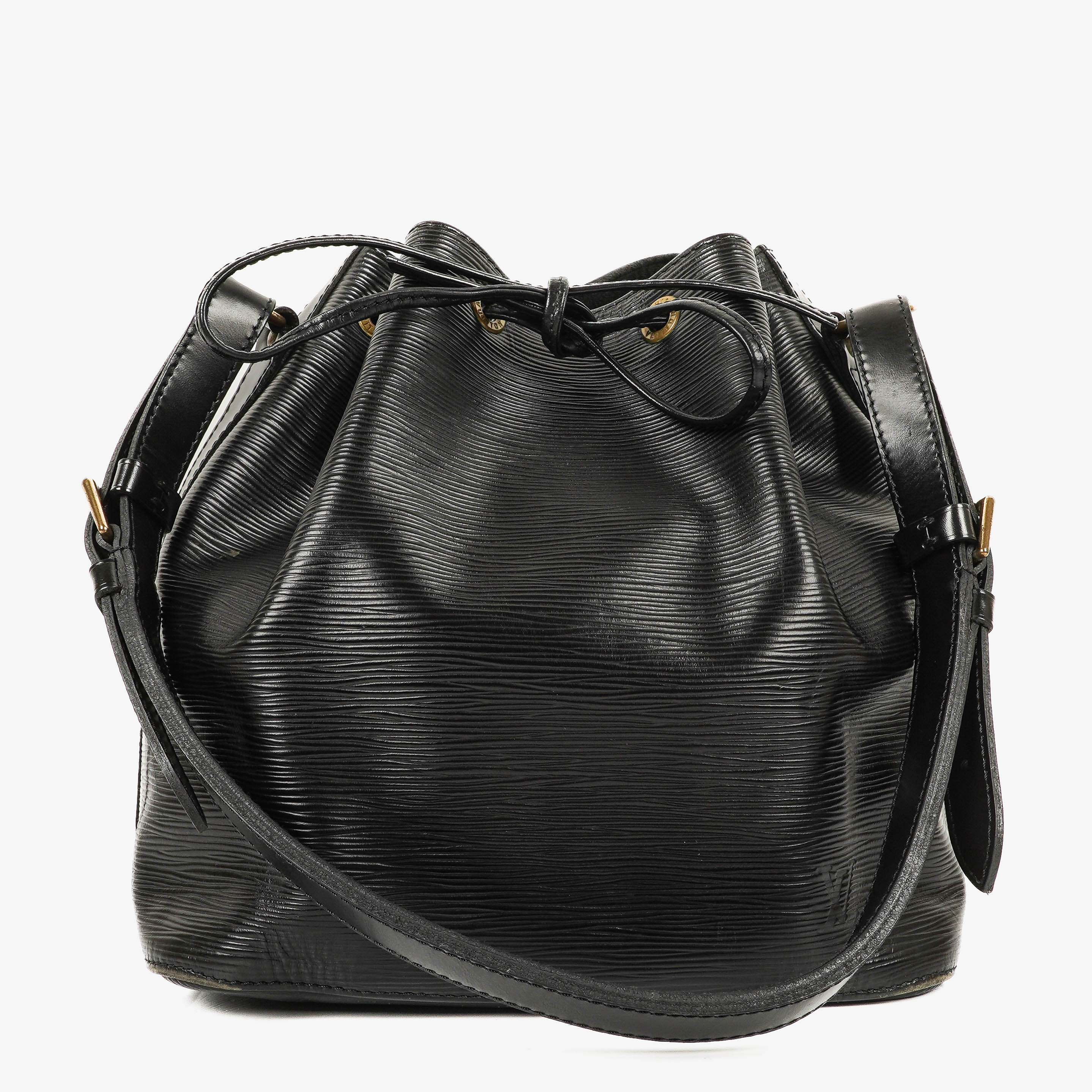 Louis Vuitton Petit Noe Black EPI Leather Shoulder Bag