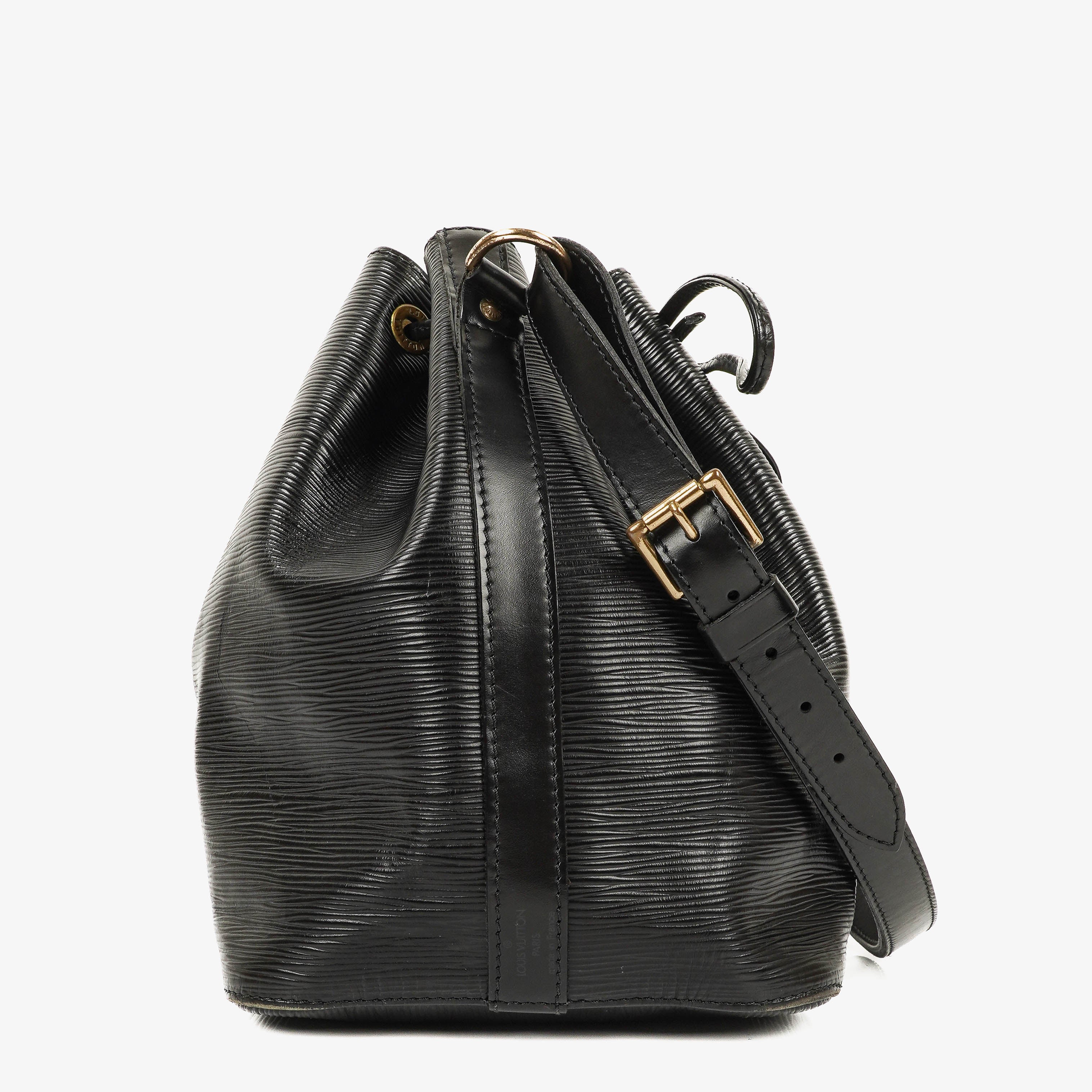 Louis Vuitton Petit Noe Black EPI Leather Shoulder Bag