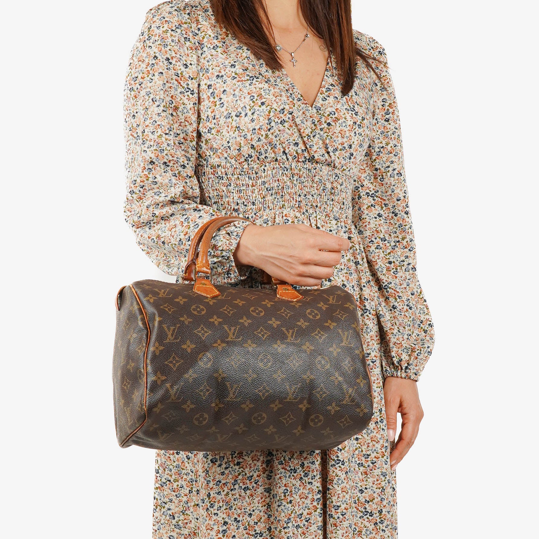 Louis Vuitton Speedy 30 Monogram Canvas Handbag