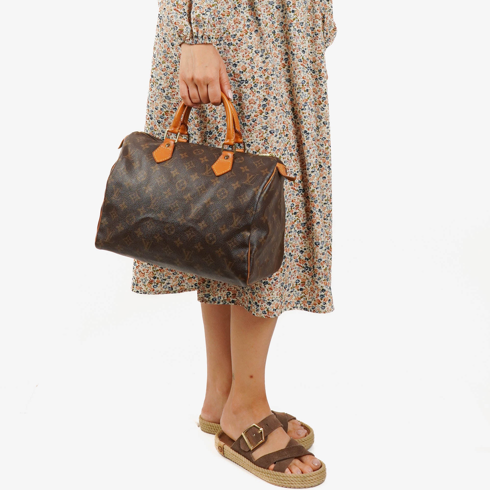 Louis Vuitton Speedy 30 Monogram Canvas Handbag