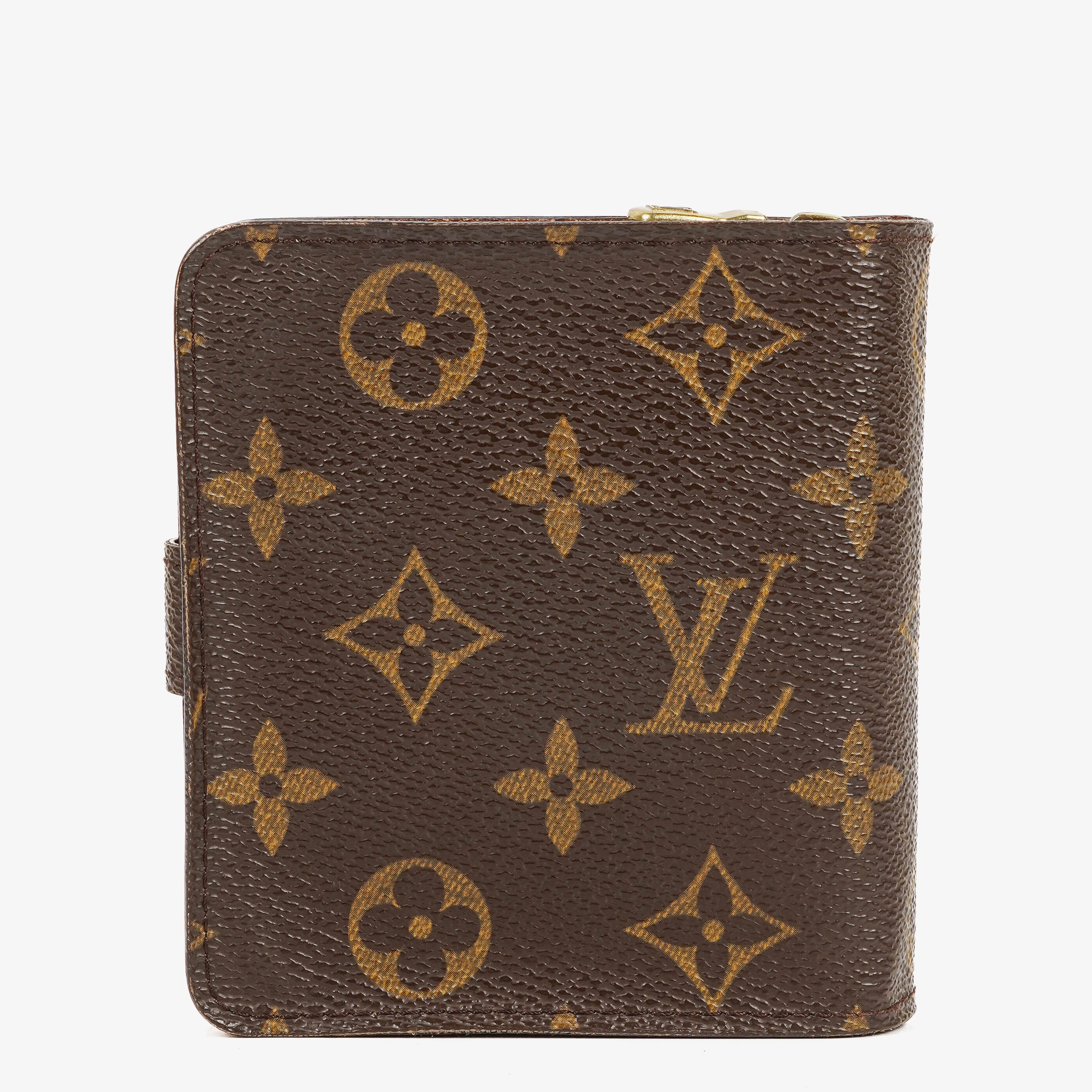 Louis Vuitton Monogram Canvas Compact Zip Wallet 