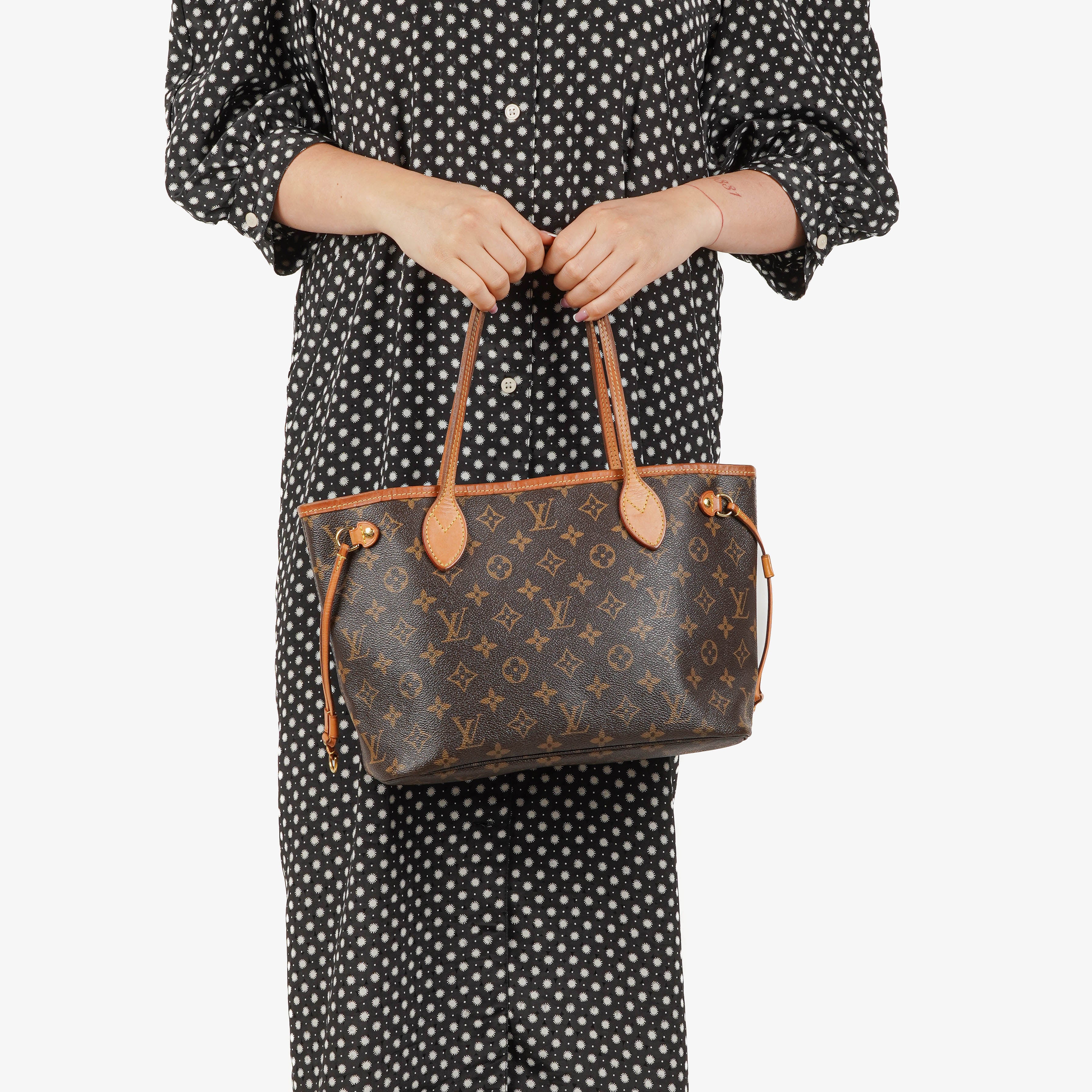 Louis Vuitton Neverfull PM Monogram Canvas Tote Bag