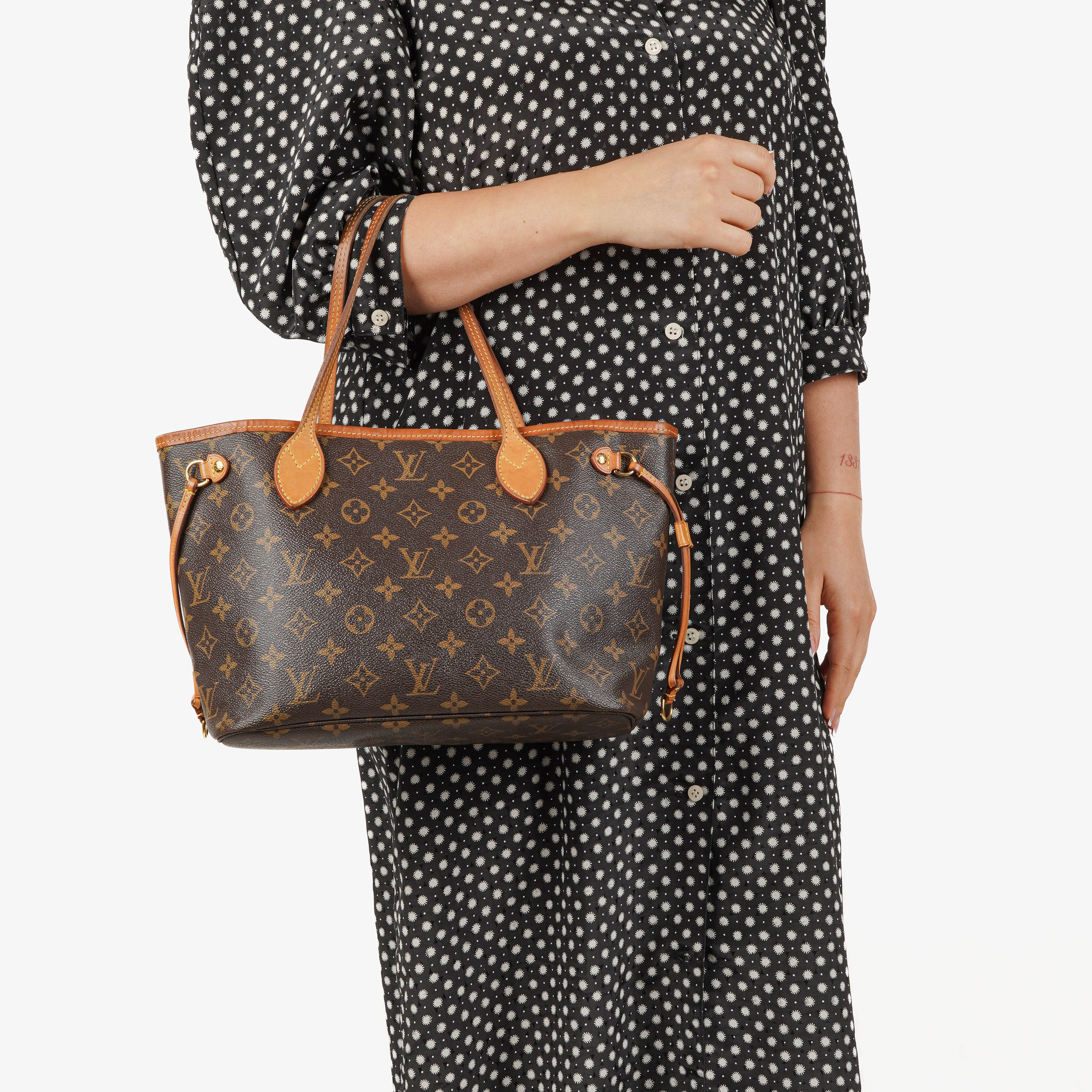 Louis Vuitton Neverfull PM Monogram Canvas Tote Bag