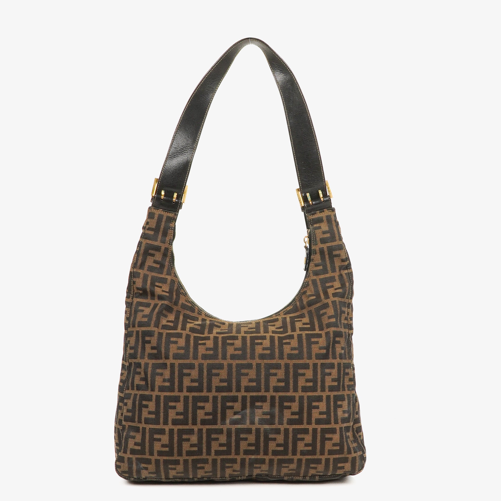 Fendi Zucca Hobo Shoulder Bag