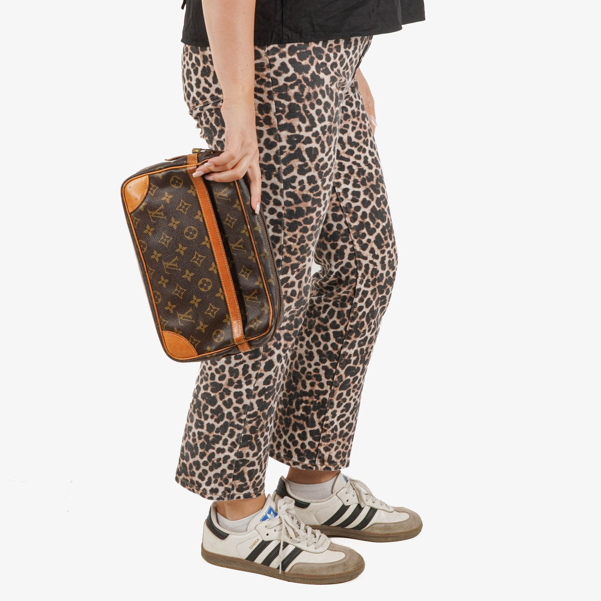 Louis Vuitton Compiegne 28 Monogram Canvas Clutch Bag