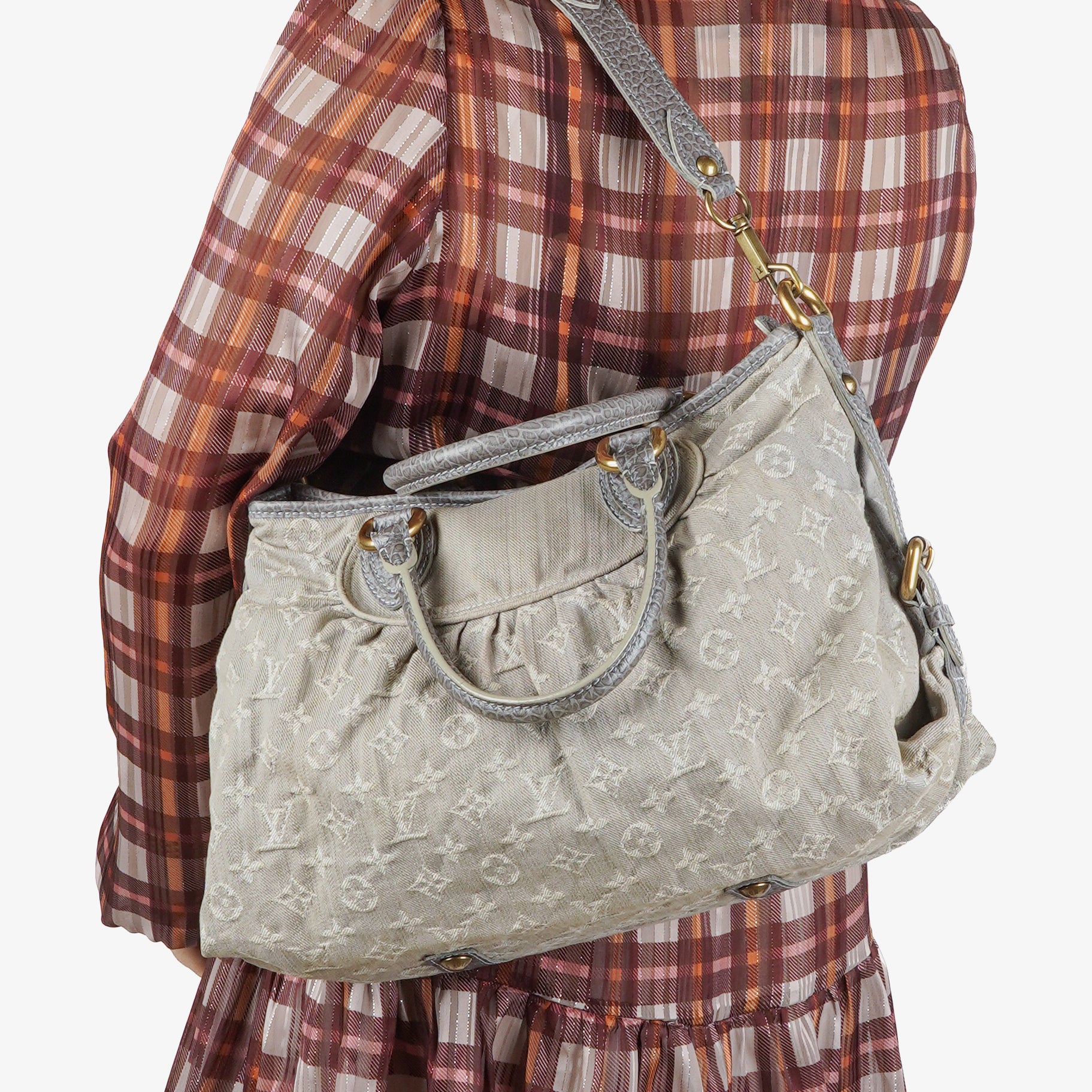 Louis Vuitton Neo Cabby MM Monogram Denim Bag