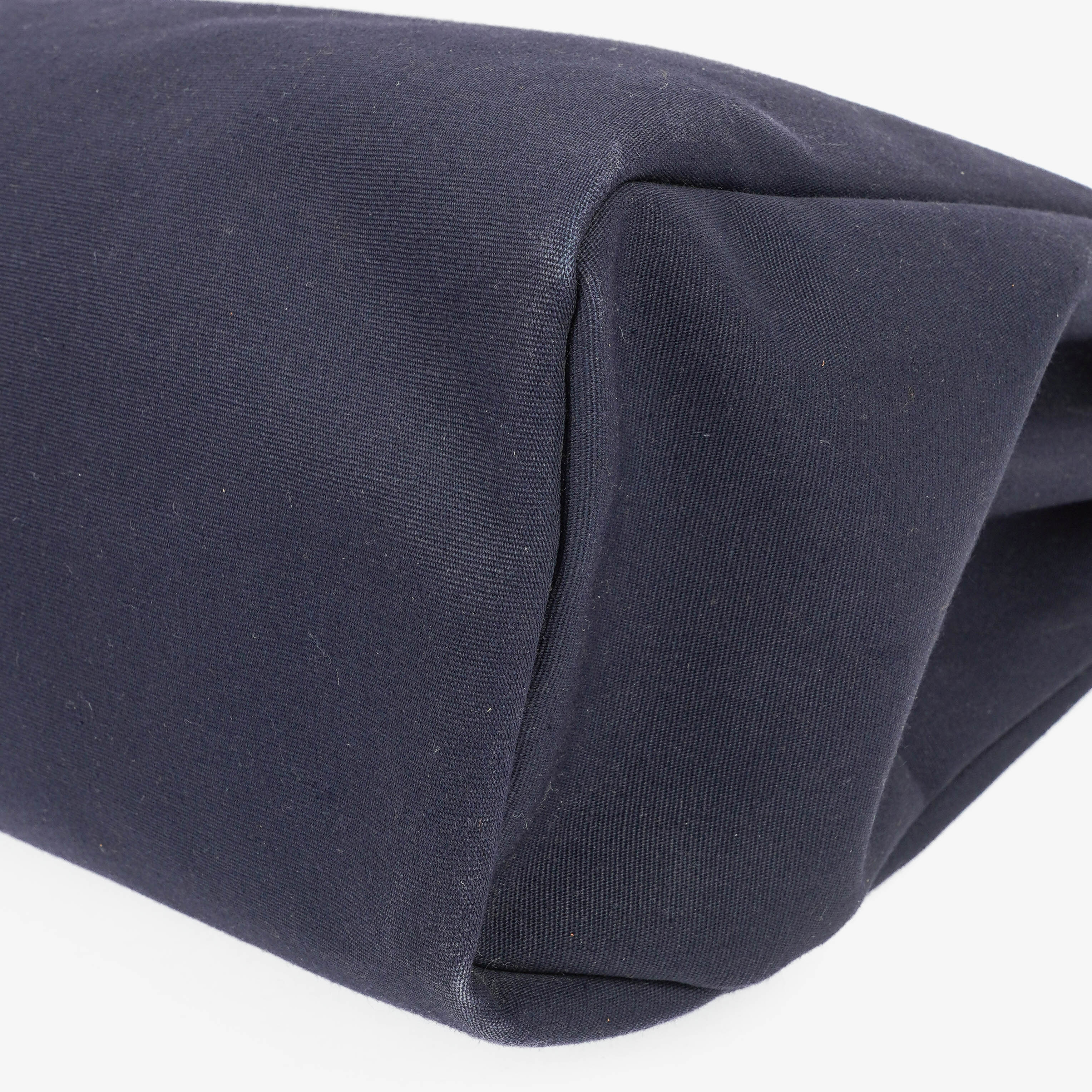 Hermes Herbag Navy Canvas Vache Hunter MM 2 In 1 Bag