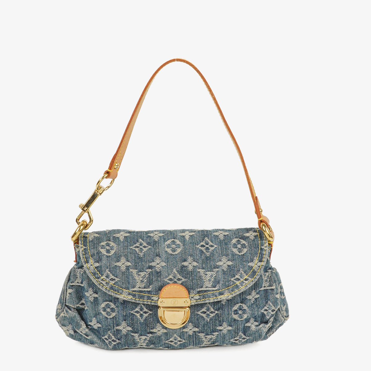 Louis Vuitton Pleaty Monogram Denim Bag