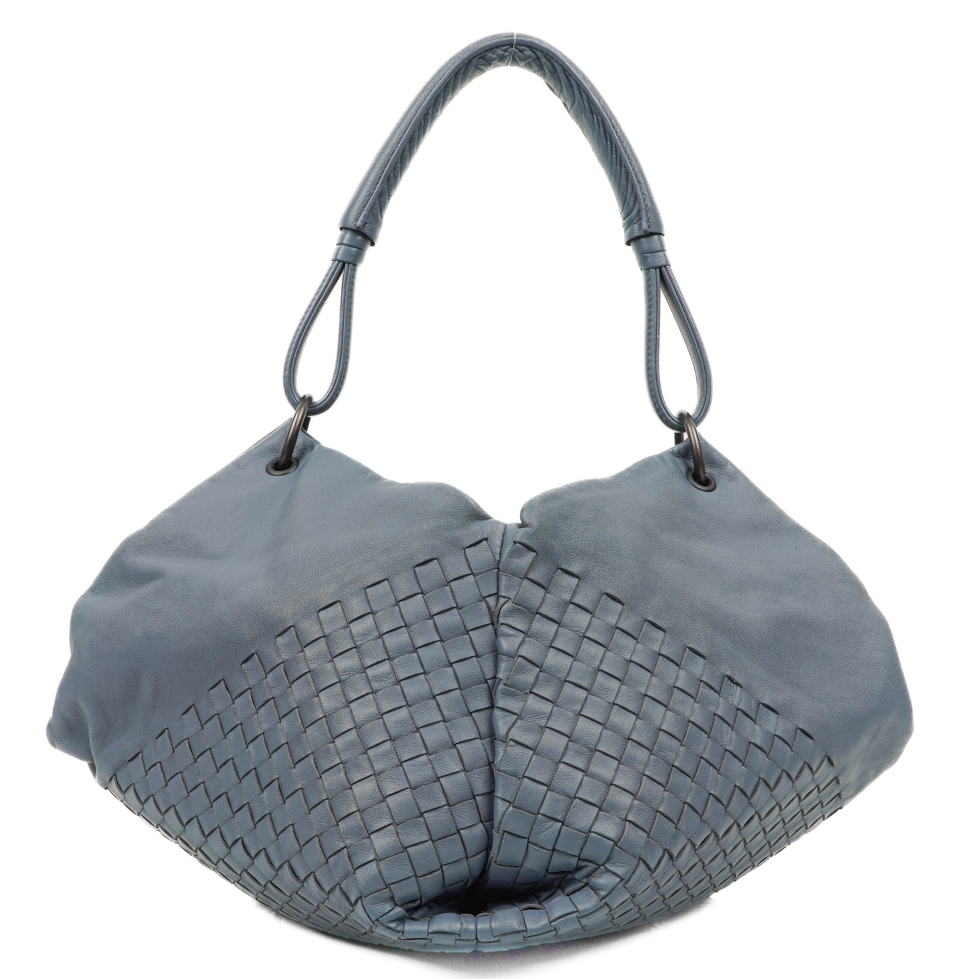 Bottega Veneta Nappa Intrecciato Aquilone Fortune Cookie Hobo Bag
