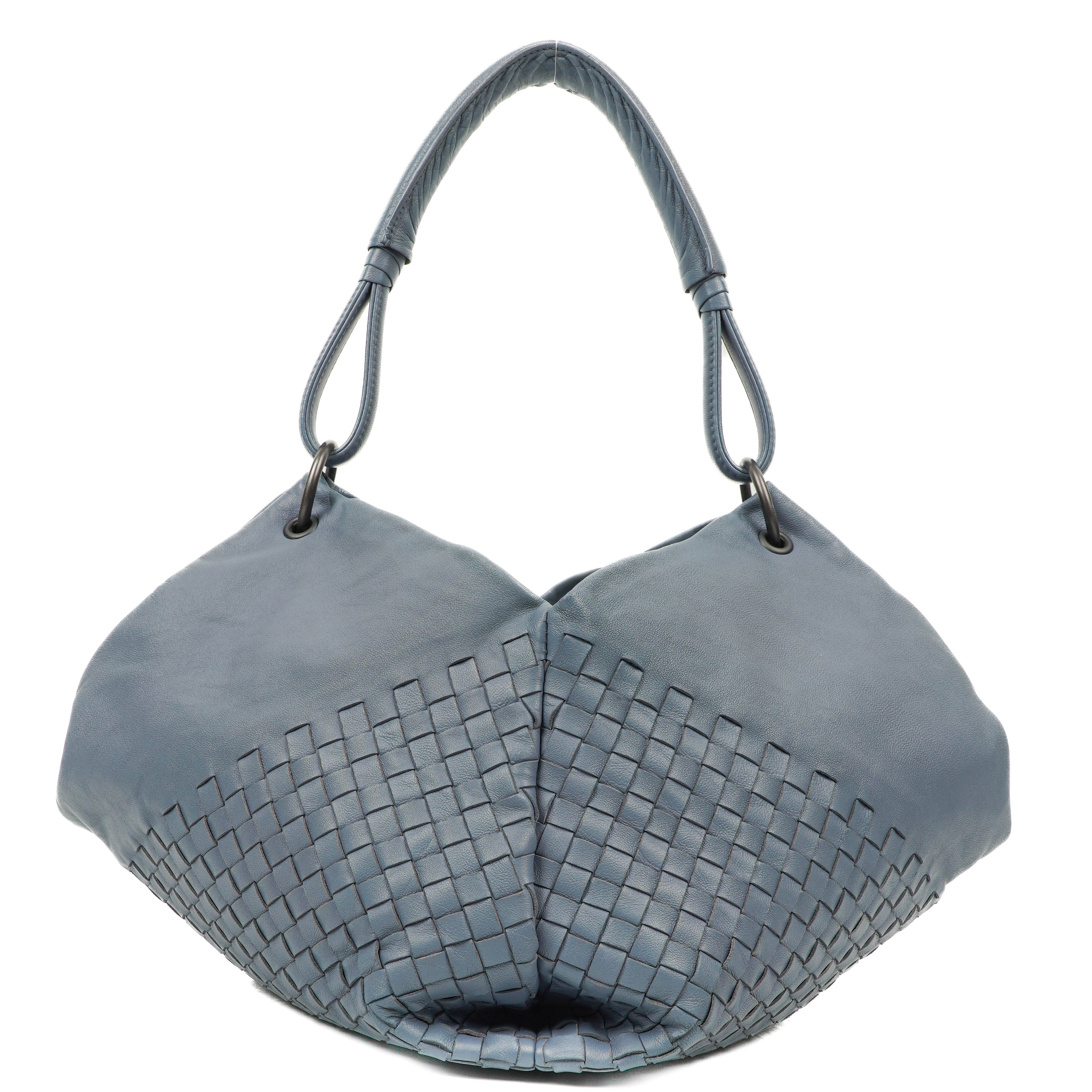 Bottega Veneta Nappa Intrecciato Aquilone Fortune Cookie Hobo Bag