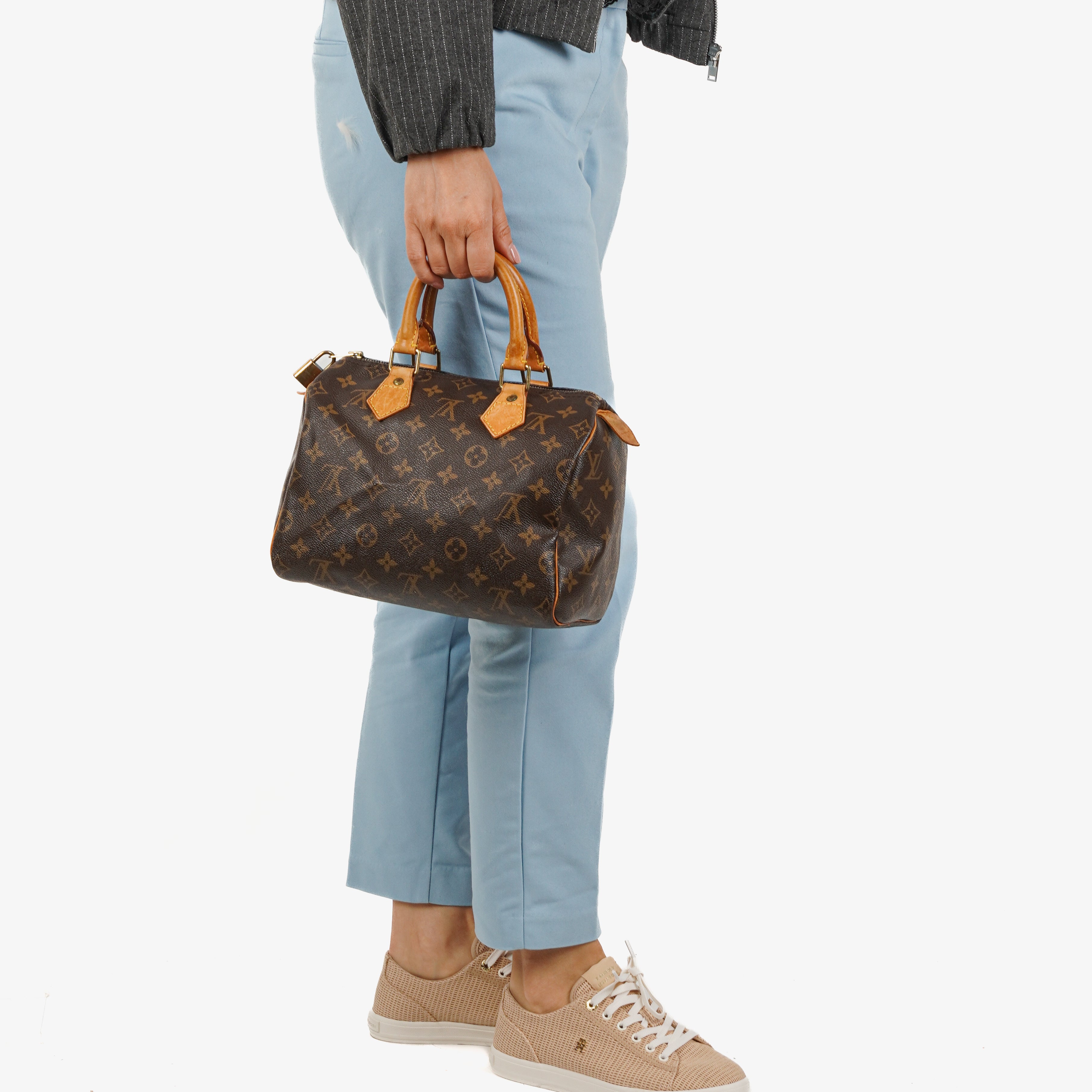 Louis Vuitton Speedy 25 Monogram Canvas Handbag