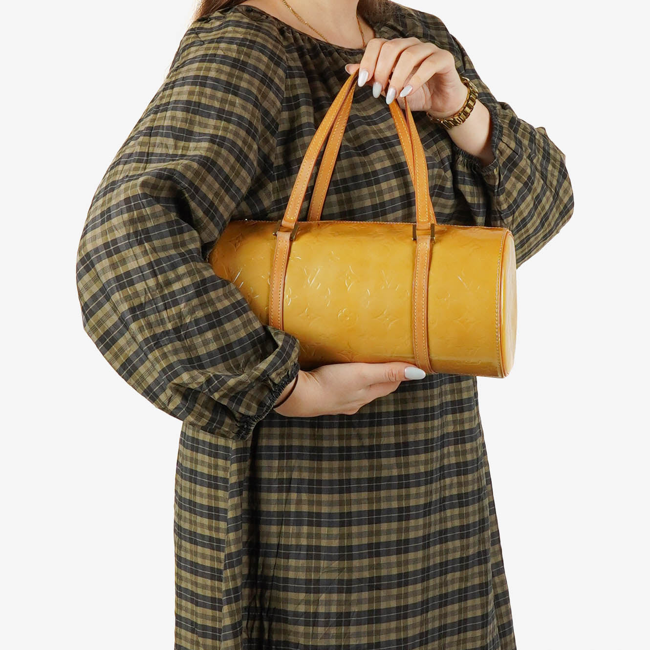 Louis Vuitton Papillon 30 Bedford Monogram Vernis Leder Tasche