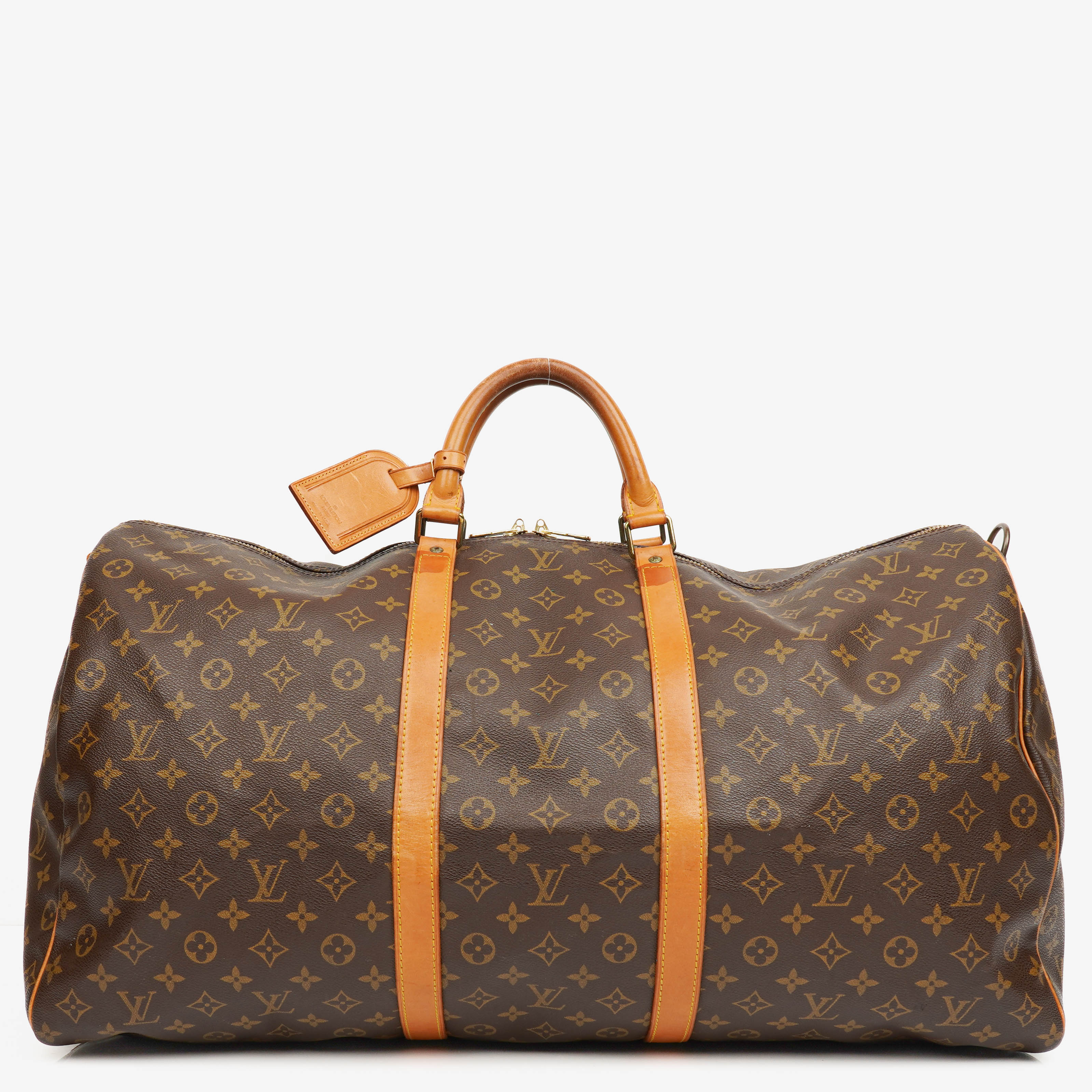 Louis Vuitton Keepall 60 Bandoulière Monogram Canvas Travel Bag