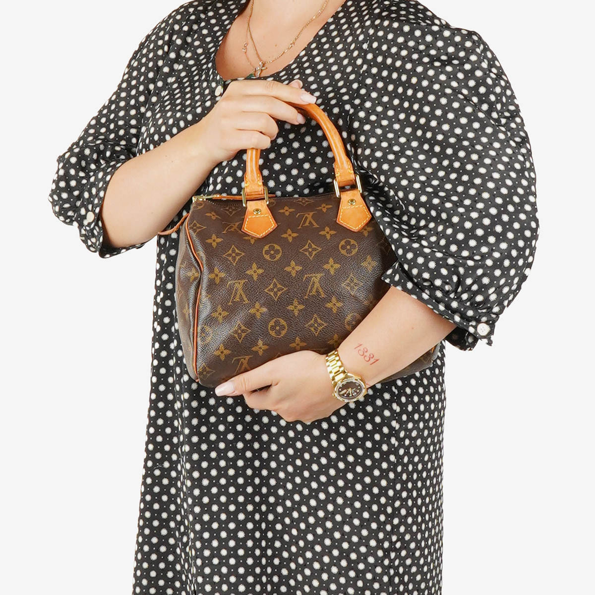 Louis Vuitton Speedy 25 Monogram Canvas Bag