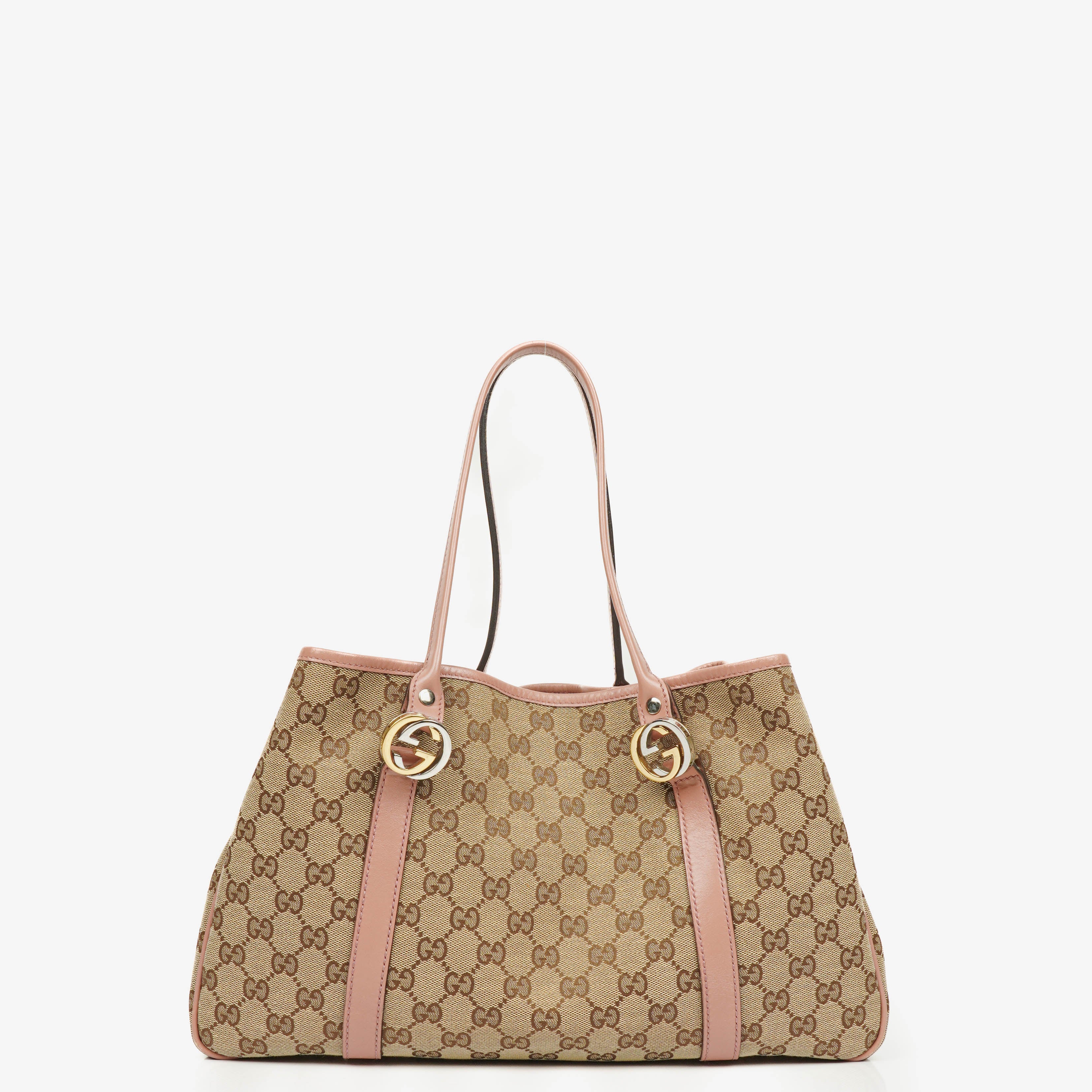 Gucci Monogram Canvas Twins Tote Bag