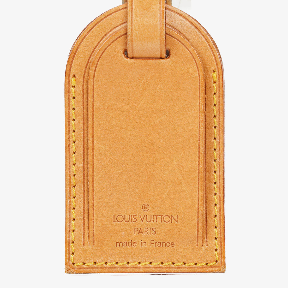 Louis Vuitton Leather Name Tag And Handles Holder