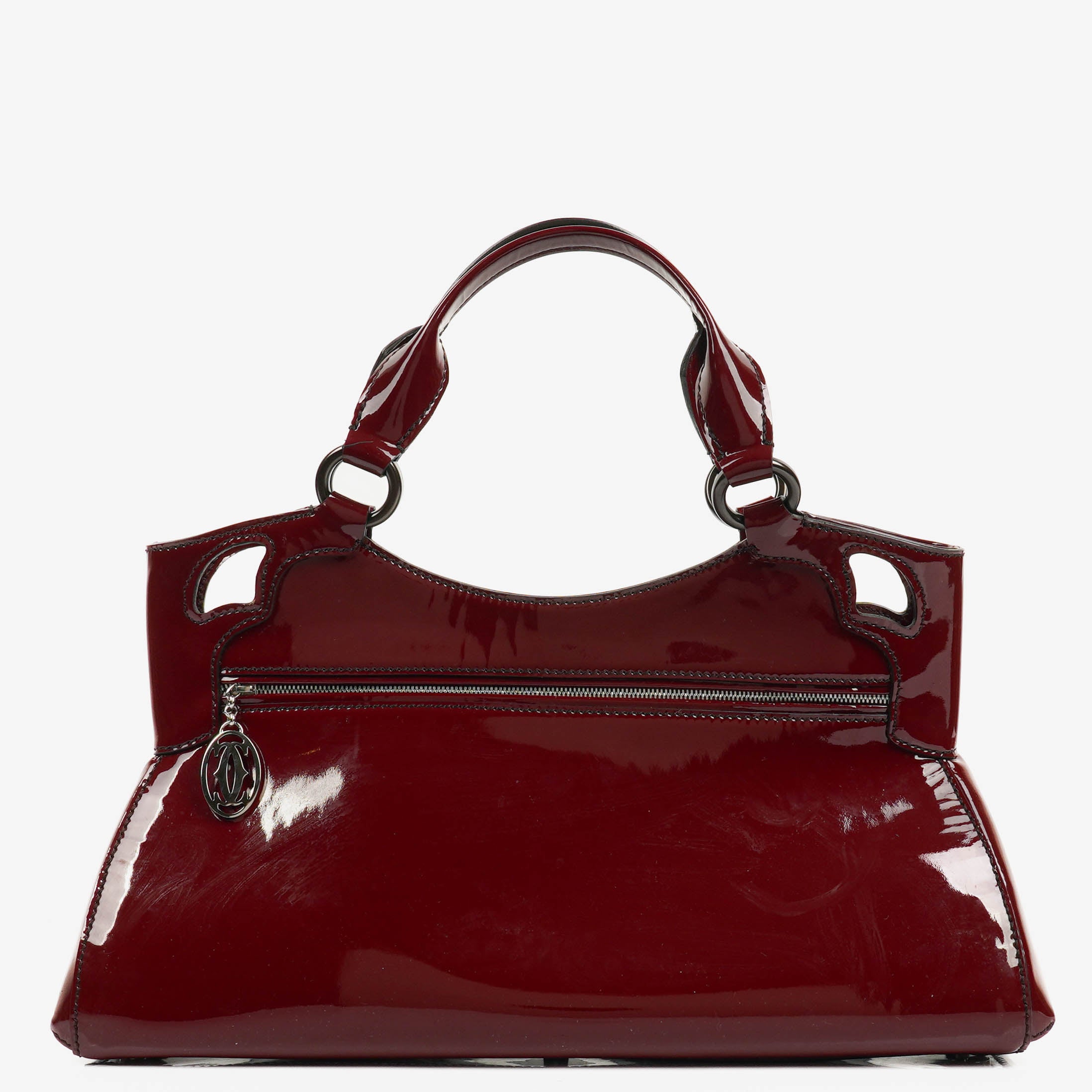 Cartier Small Marcello de Cartier Patent Leather Handle Bag