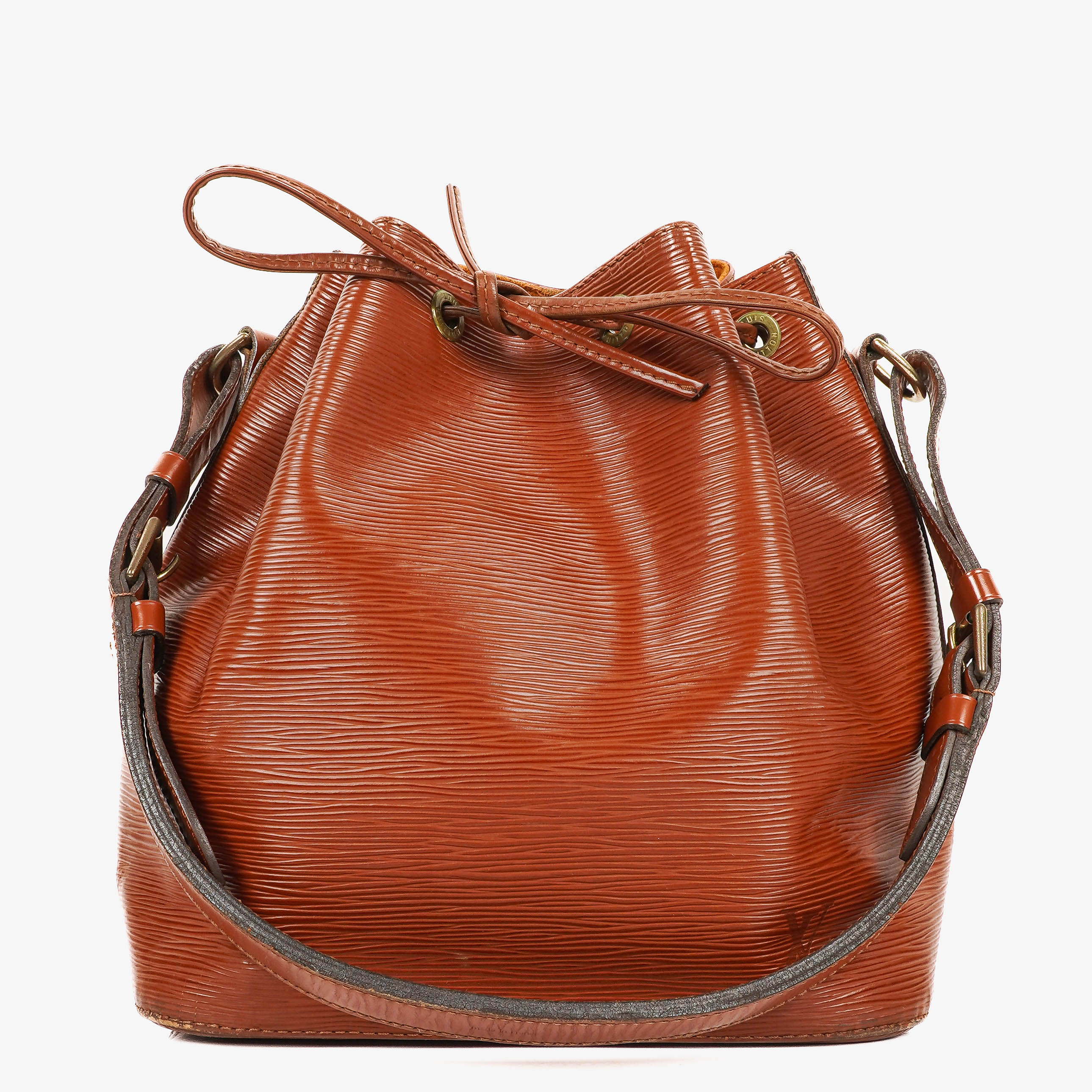 Louis Vuitton Petit Noe Brown EPI Leather Shoulder Bag