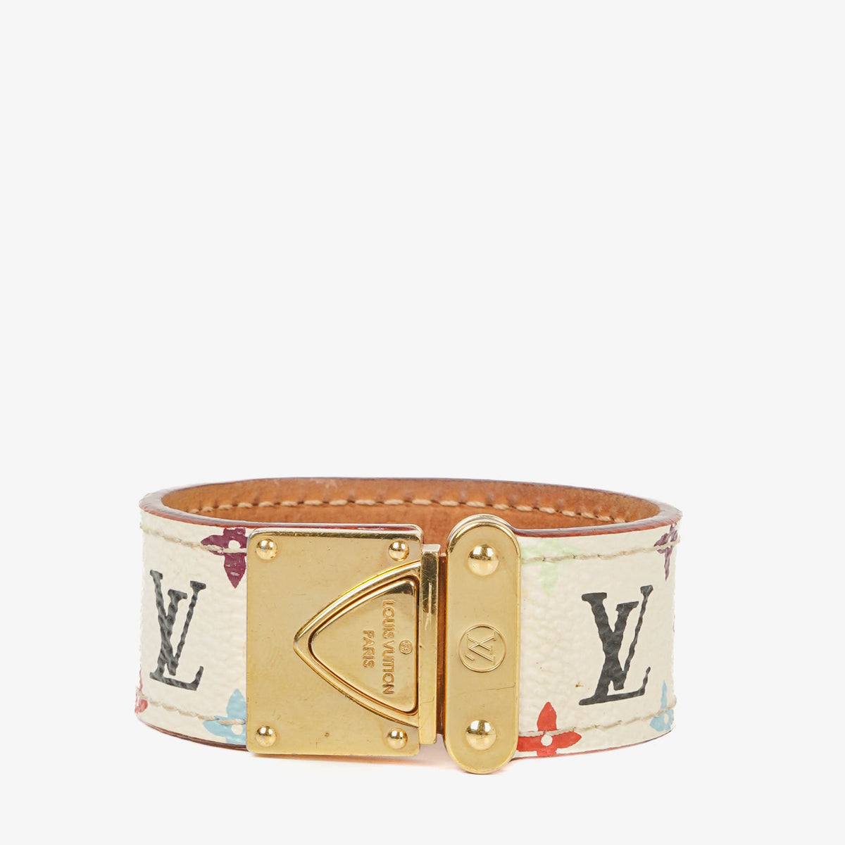 Louis Vuitton x Takashi Murakami White Monogram Multicolore Koala Bracelet S