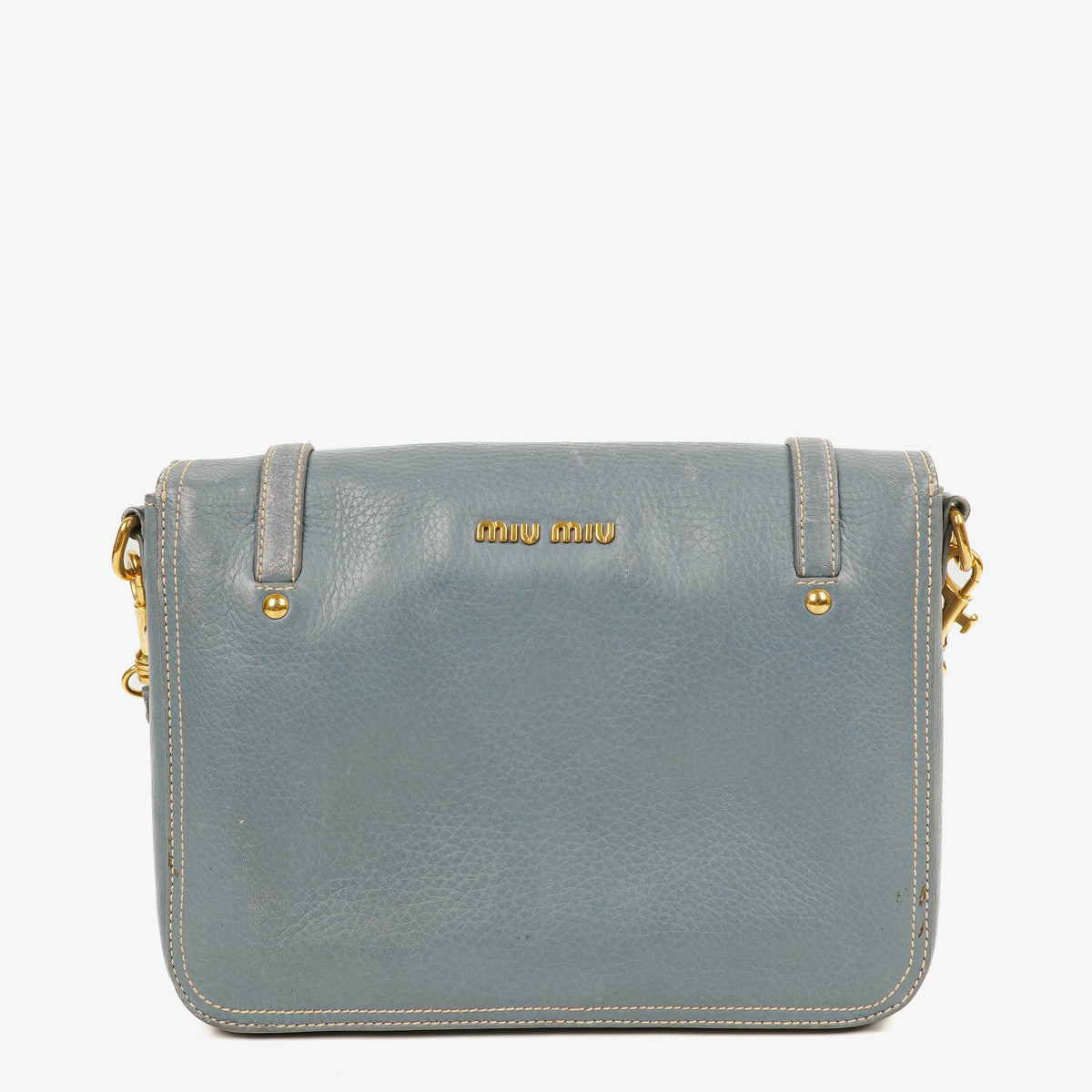Miu Miu Cervo Pattina Pervinca Shouder Bag