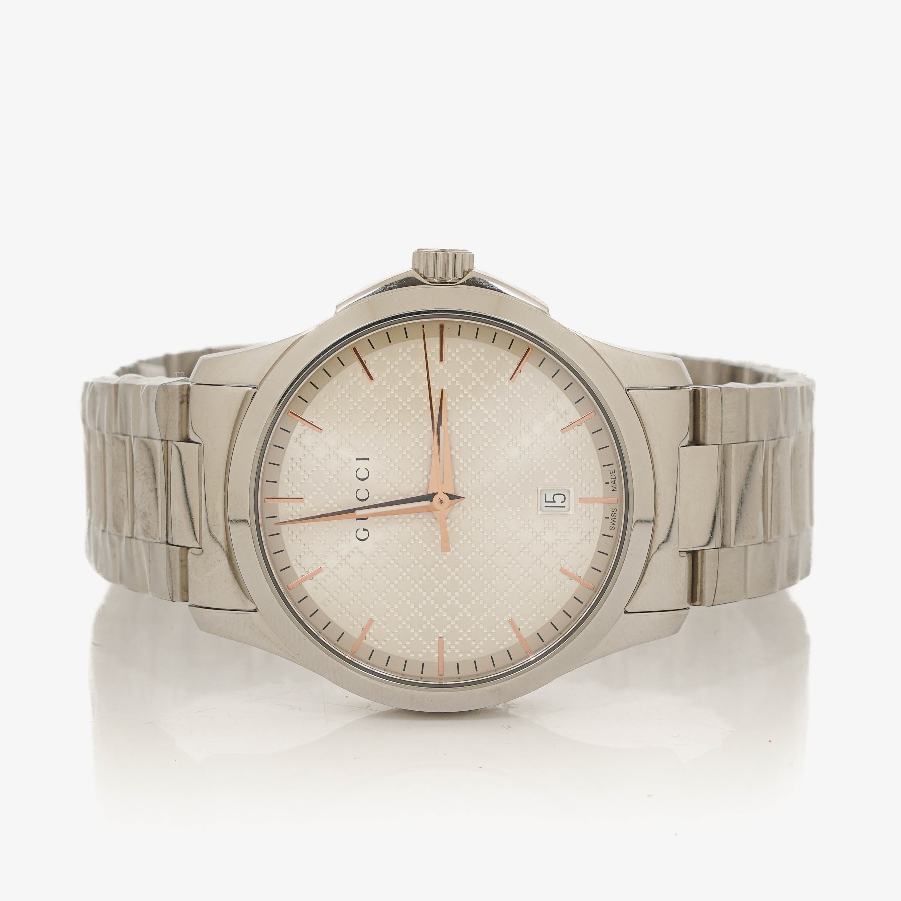 Gucci G-Timeless Diamante Stainless Steel 40mm Quartz Watch