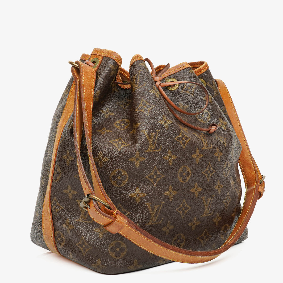 Louis Vuitton Petit Noe Monogram Canvas Shoulder Bag
