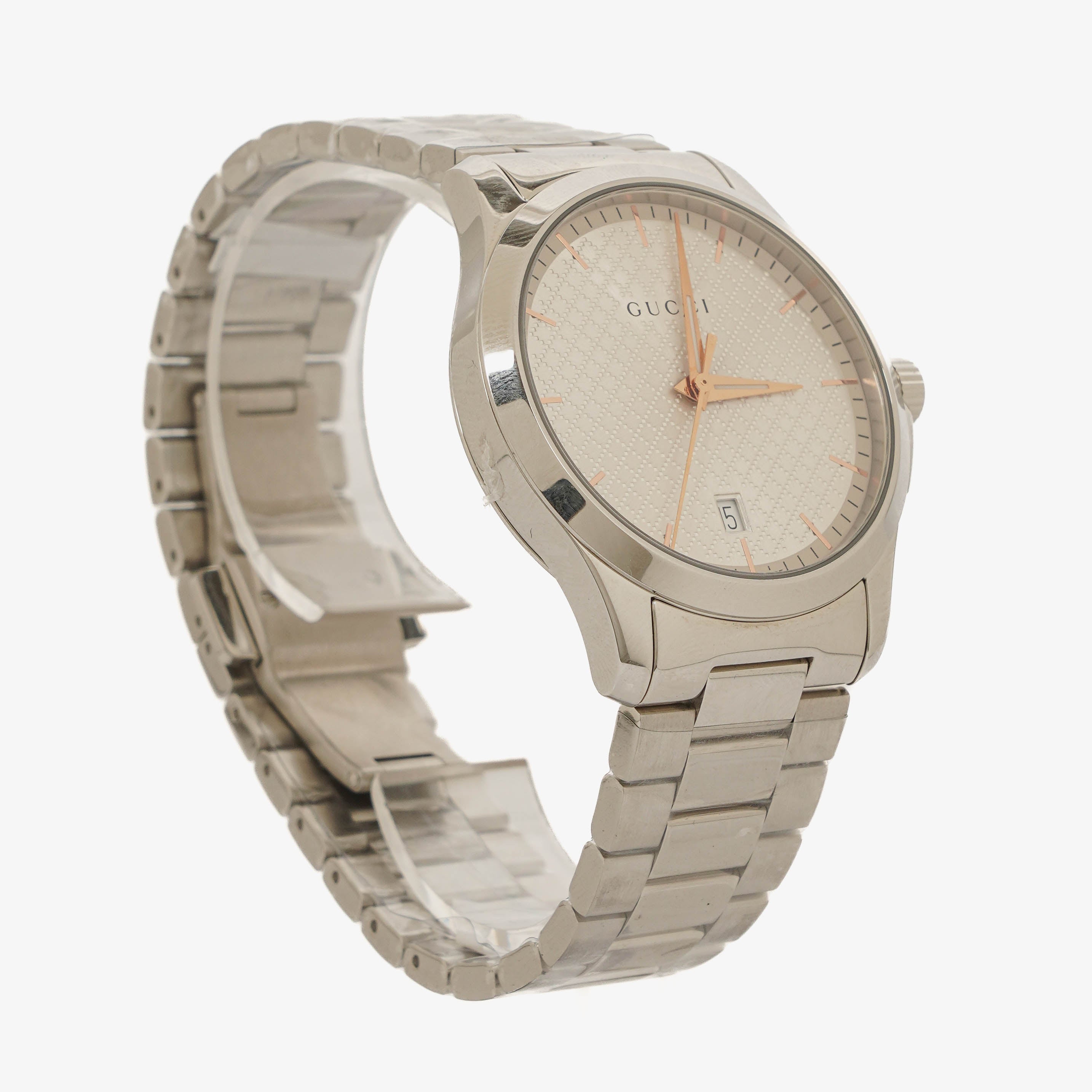Gucci G-Timeless Diamante Stainless Steel 40mm Quartz Watch