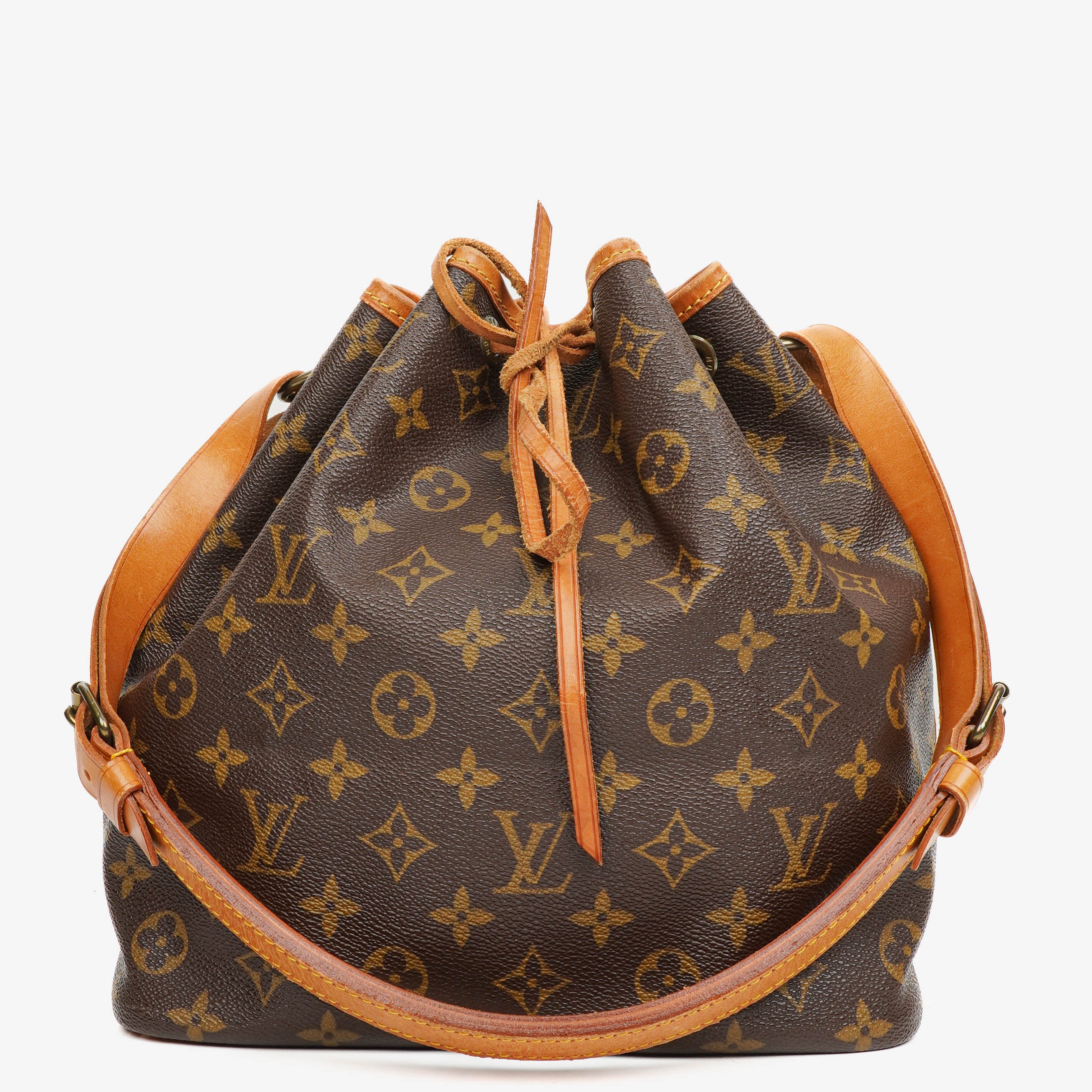 Louis Vuitton Petit Noe Monogram Canvas Shoulder Bag