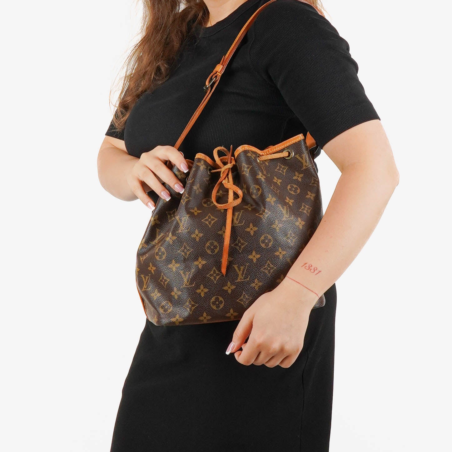 Louis Vuitton Petit Noe Monogram Canvas Shoulder Bag