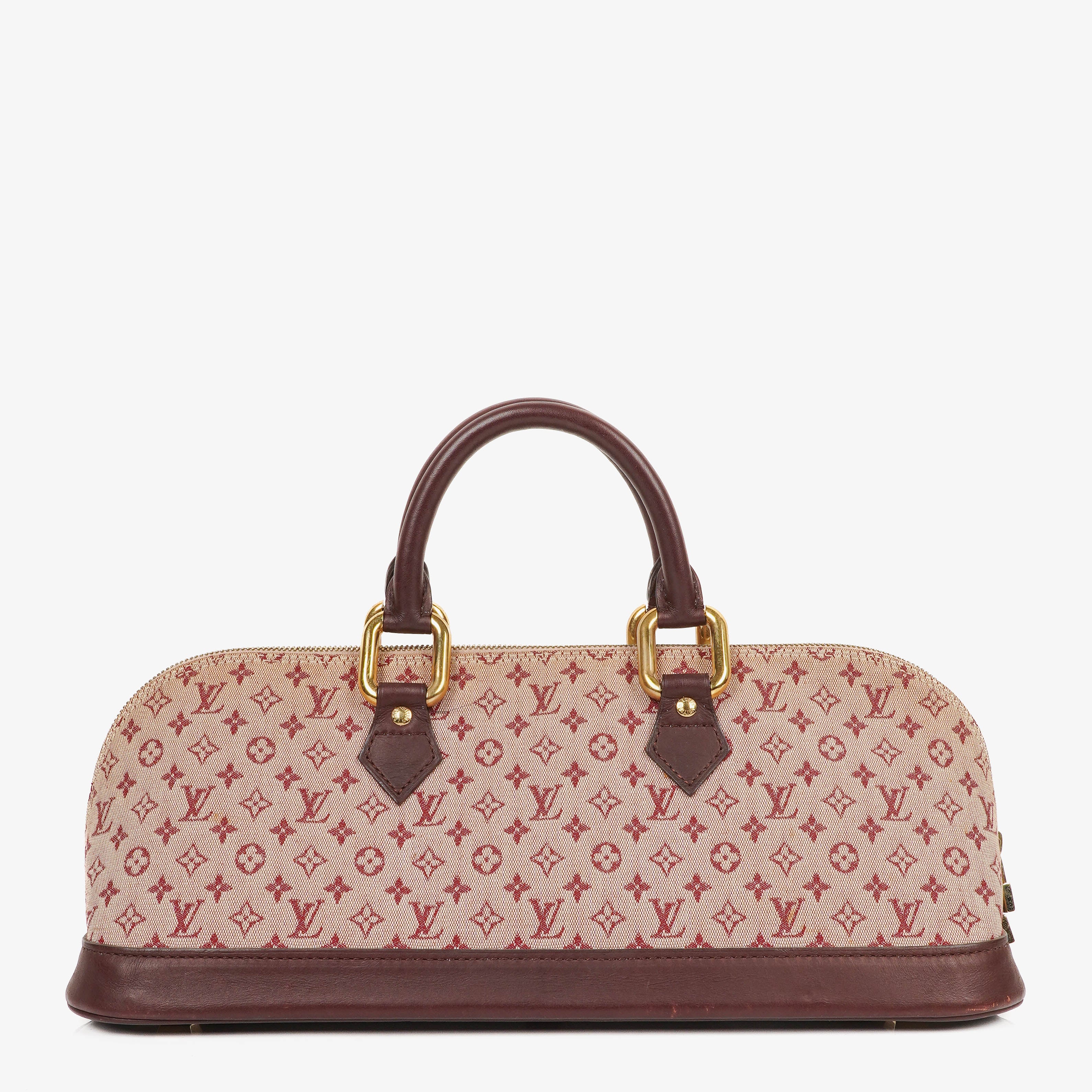 Louis Vuitton Mini Alma Long Cherry Monogram Handbag