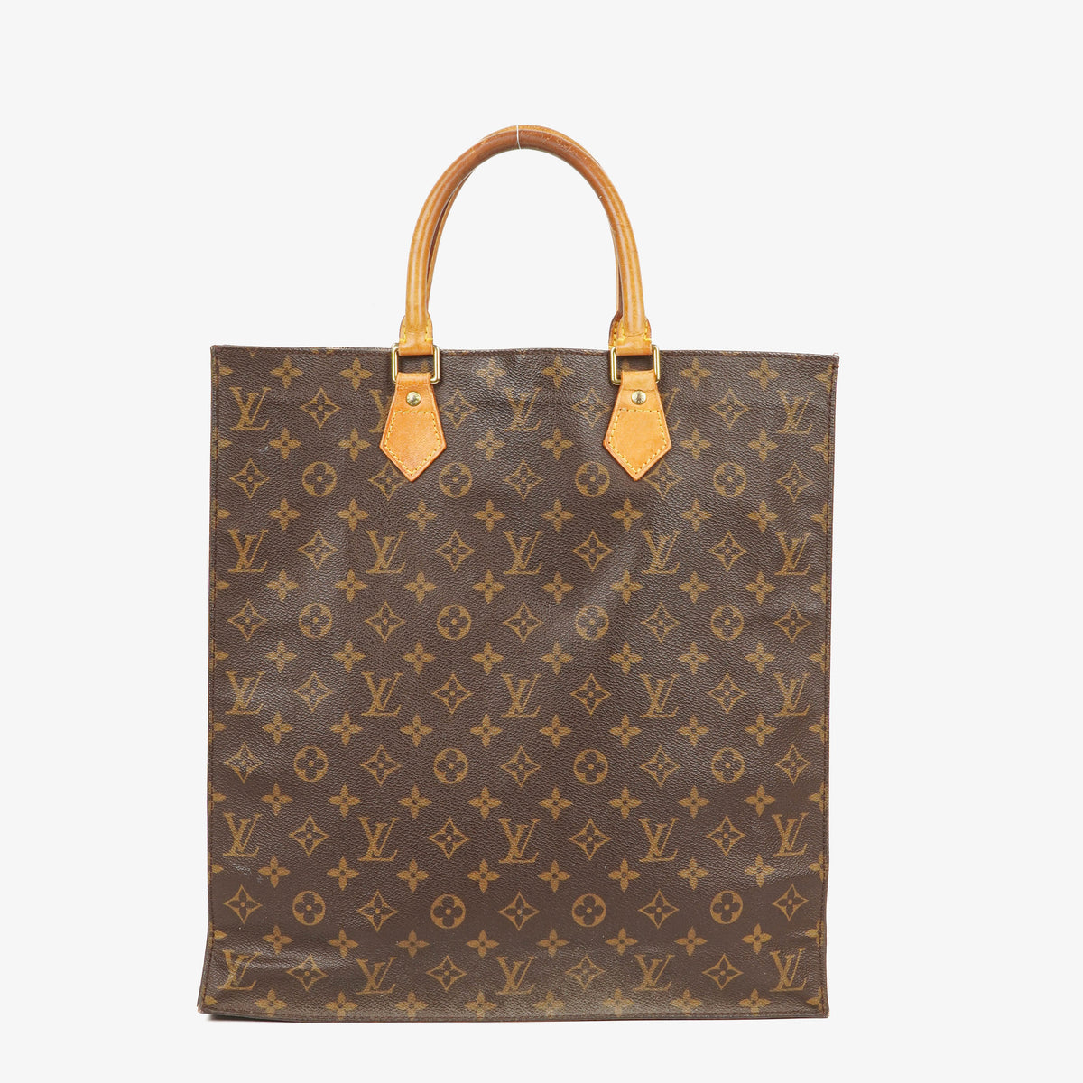 Louis Vuitton Sac Plat Monogram Canvas Bag