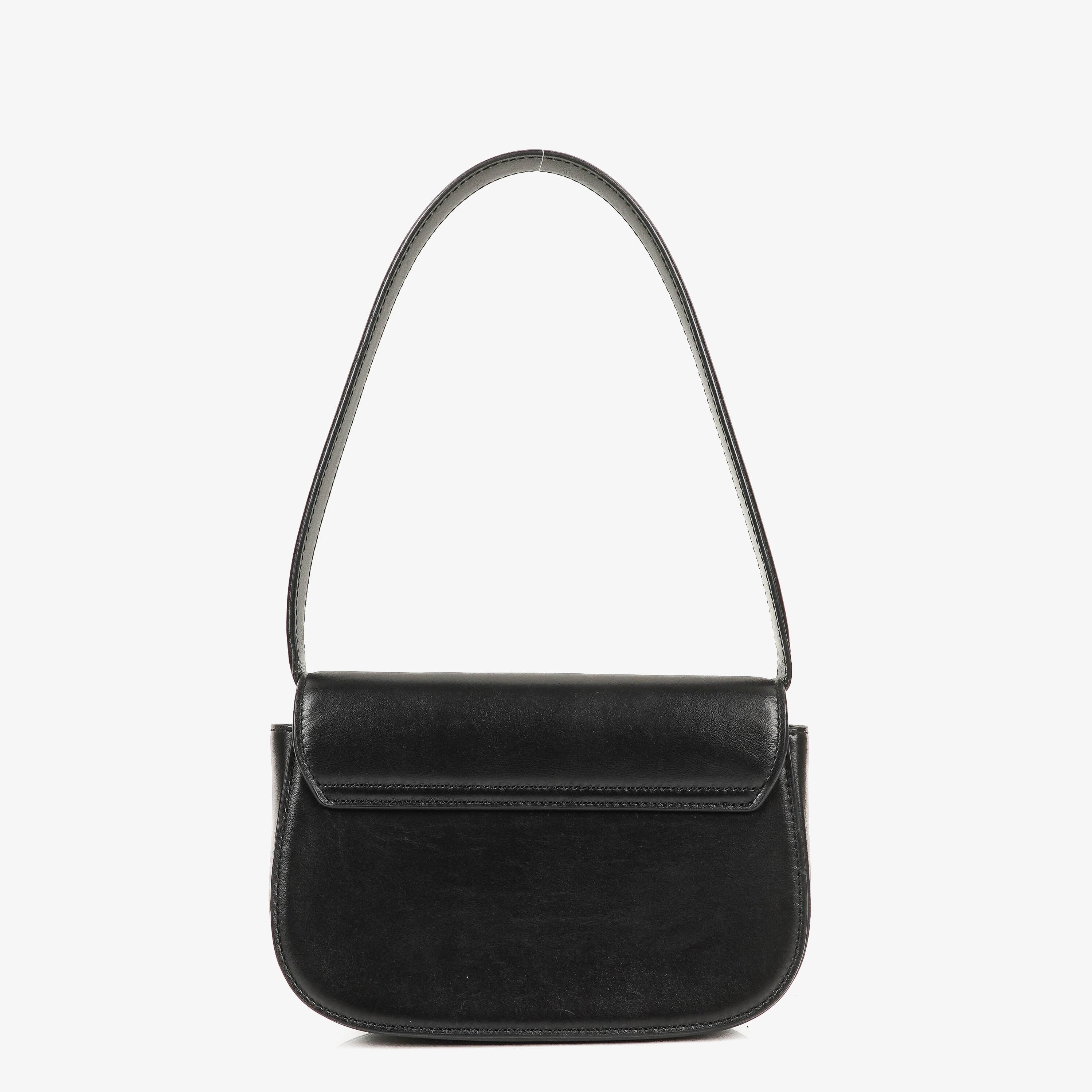 Diesel 1DR Black Leather Shouder Bag