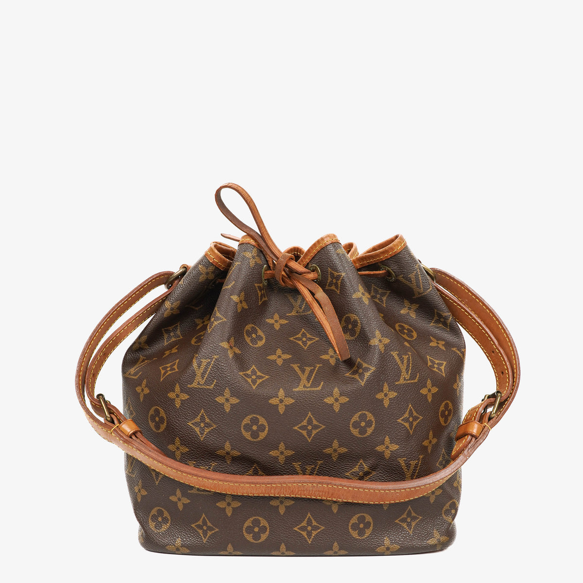 Louis Vuitton Petit Noe Monogram Canvas Shoulder Bag