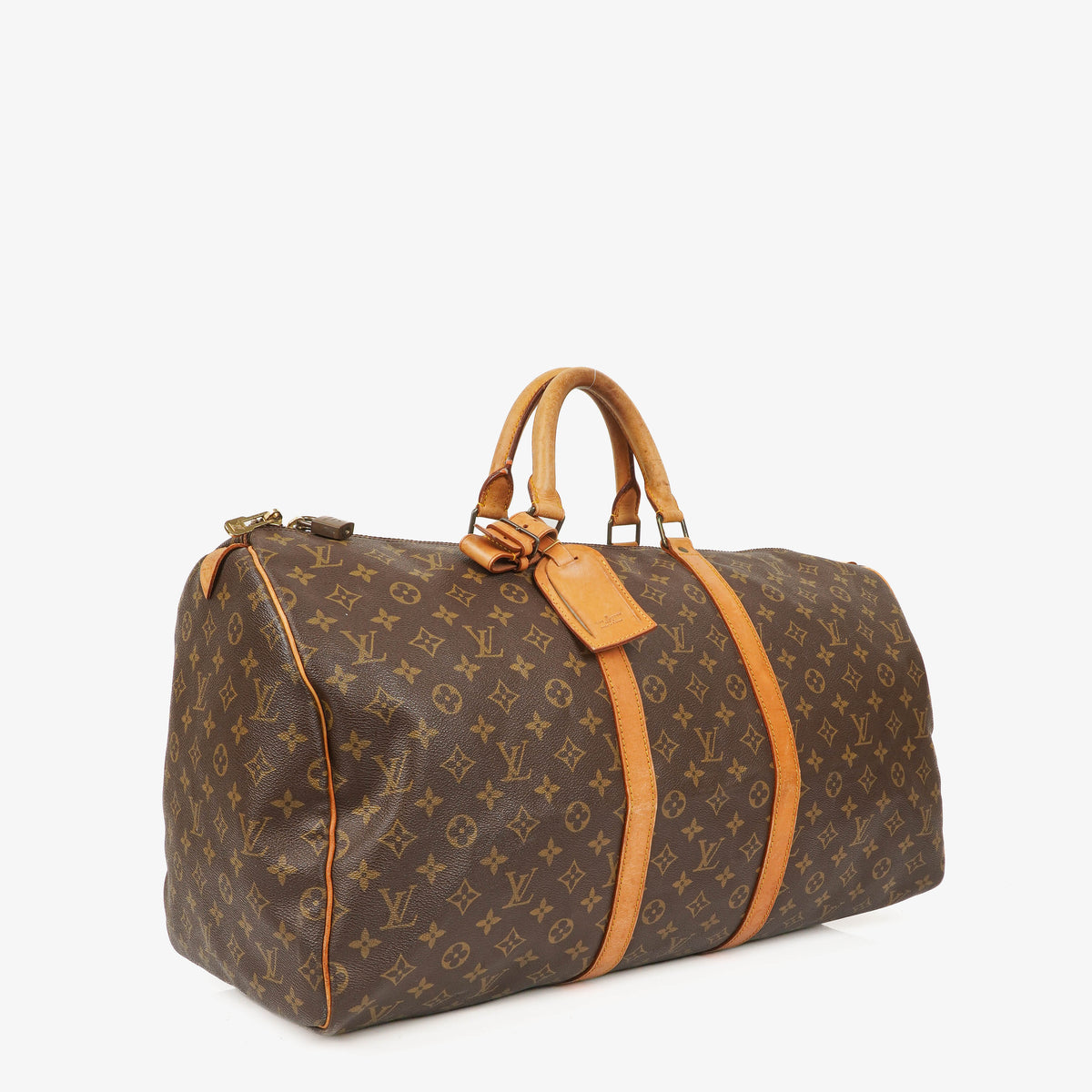 Louis Vuitton Keepall 55 Monogram Canvas Travel Bag