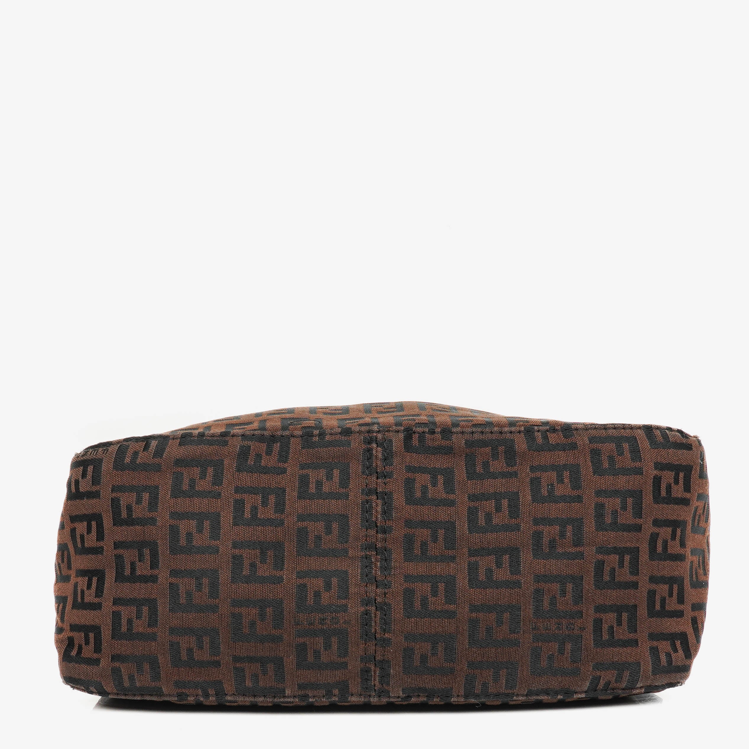 Fendi FF Zucchino Brown Pouch