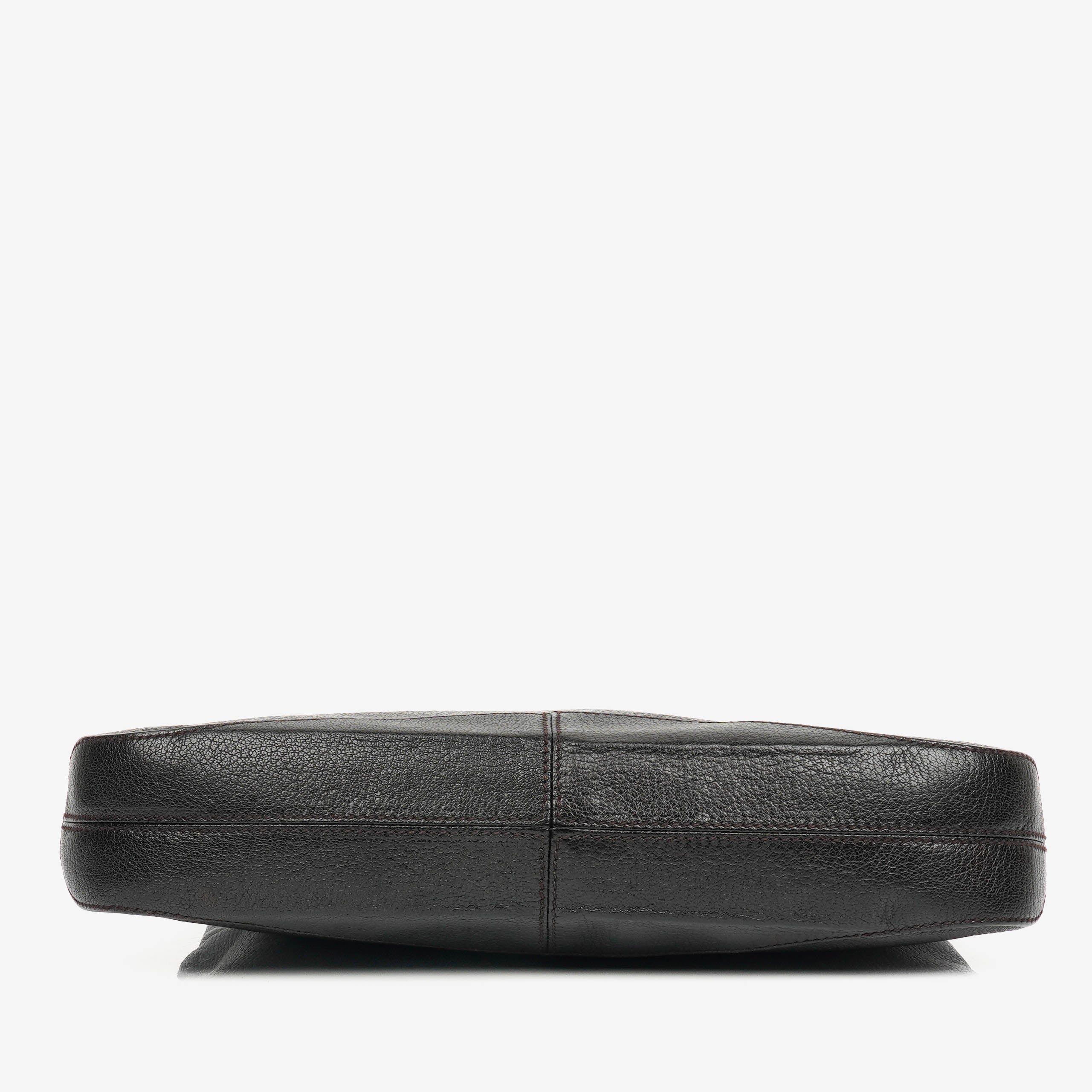 Cartier Marcello de Cartier Black Pebbled Leather Handbag