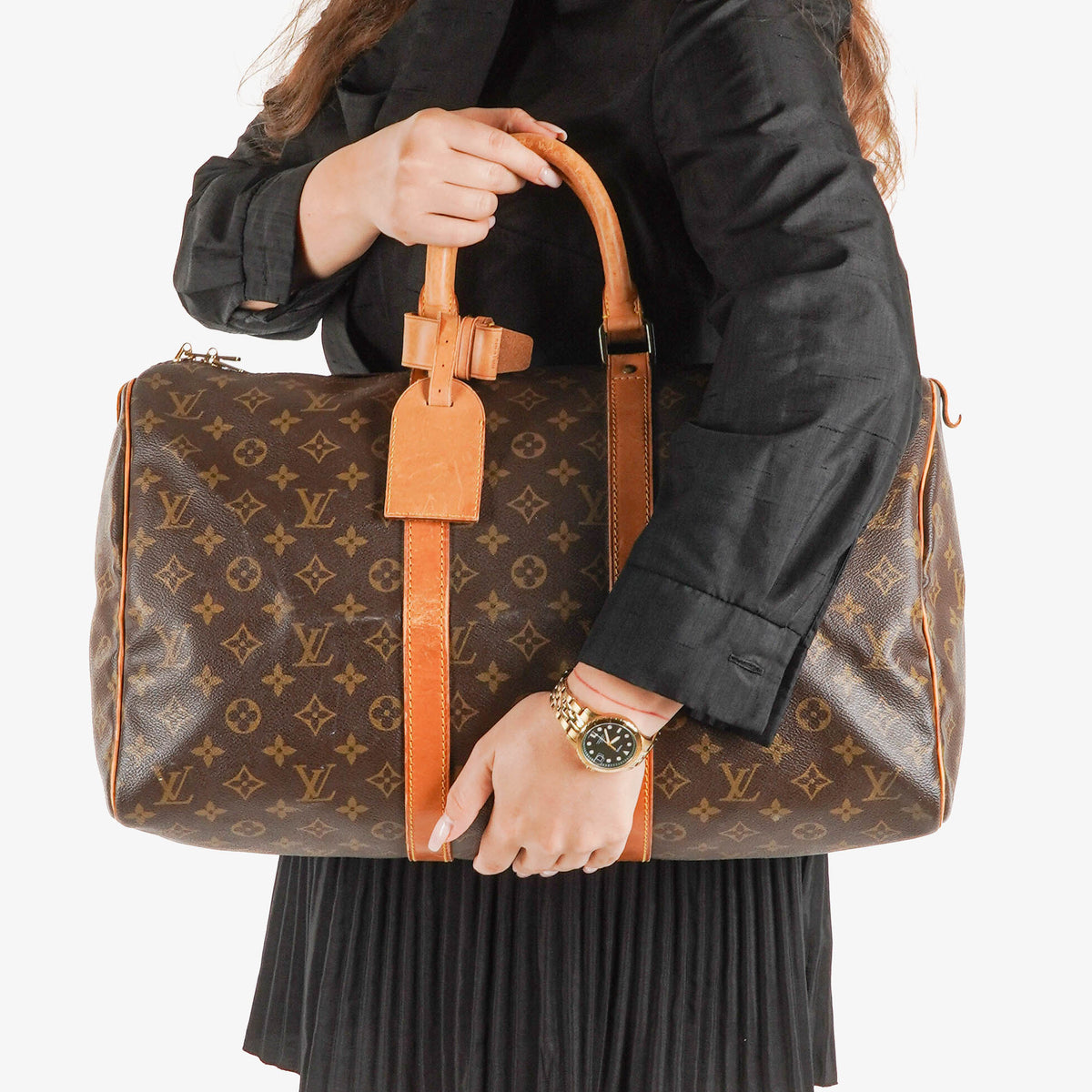 Louis Vuitton Keepall 45 Monogram Canvas Travel Bag