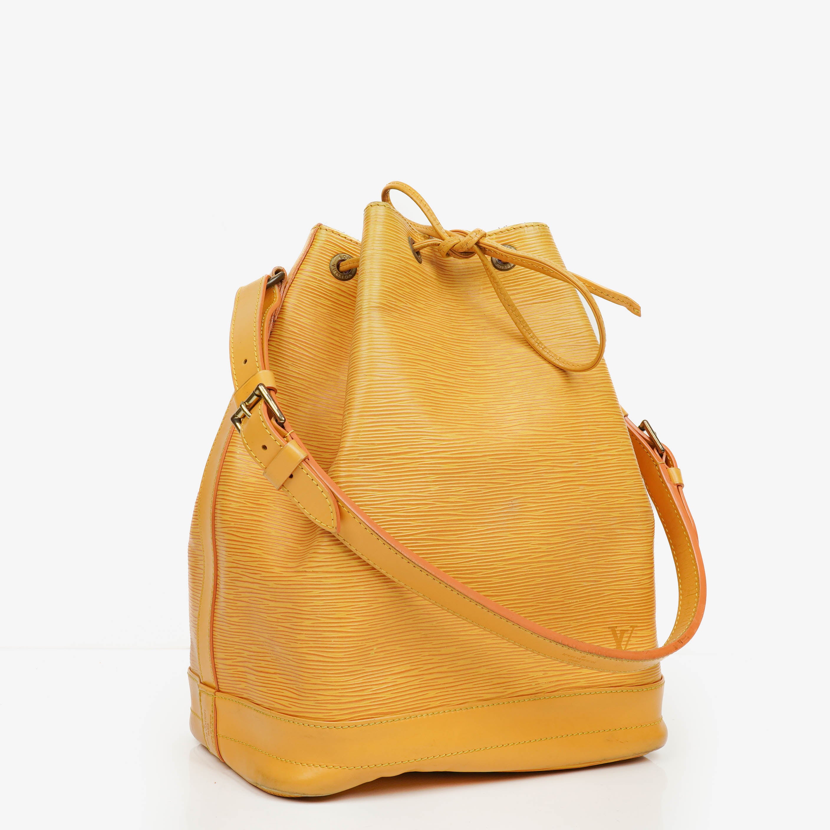 Louis Vuitton Noe Grande GM Yellow Epi Leather Shoulder Bag