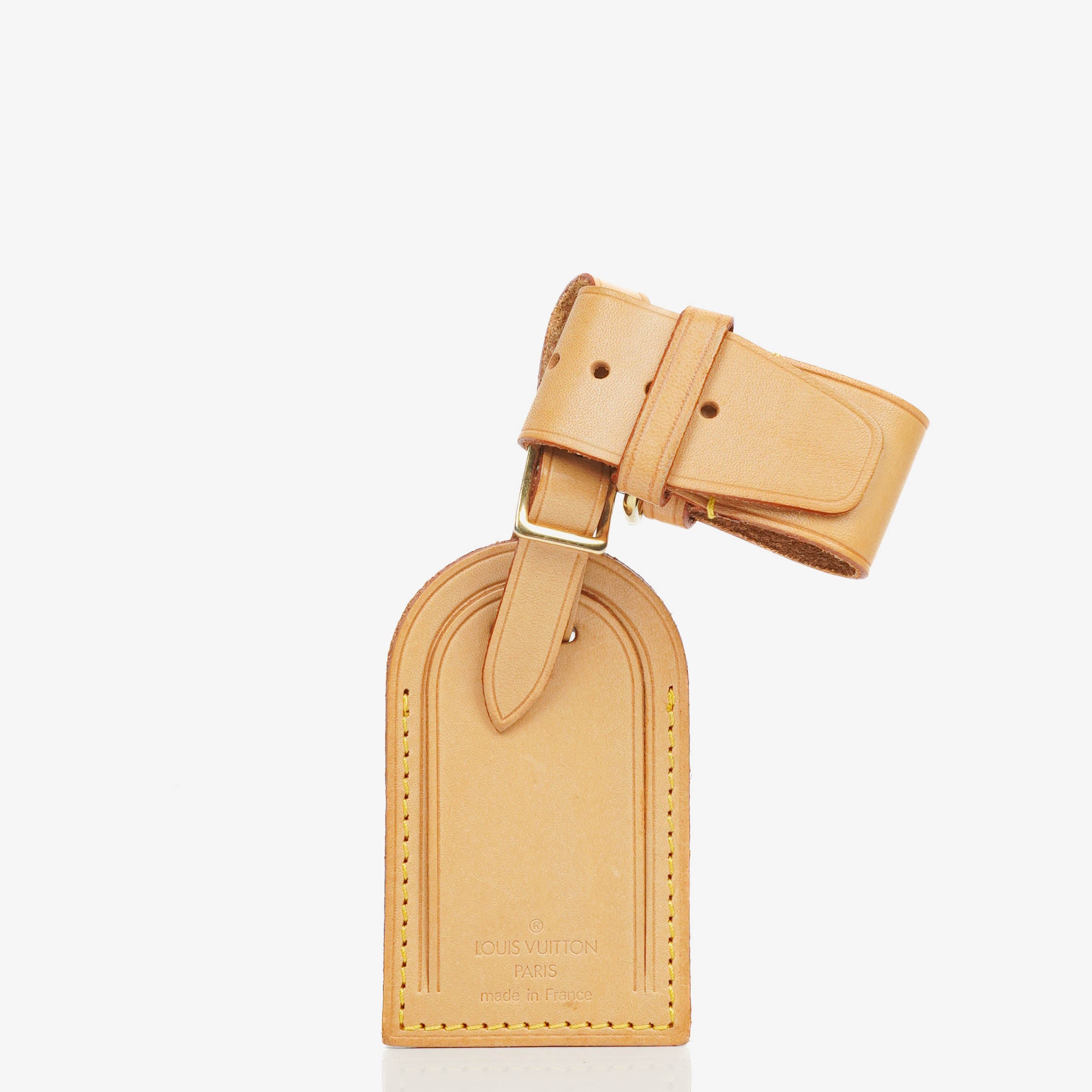 Louis Vuitton Leather Name Tag And Handles Holder