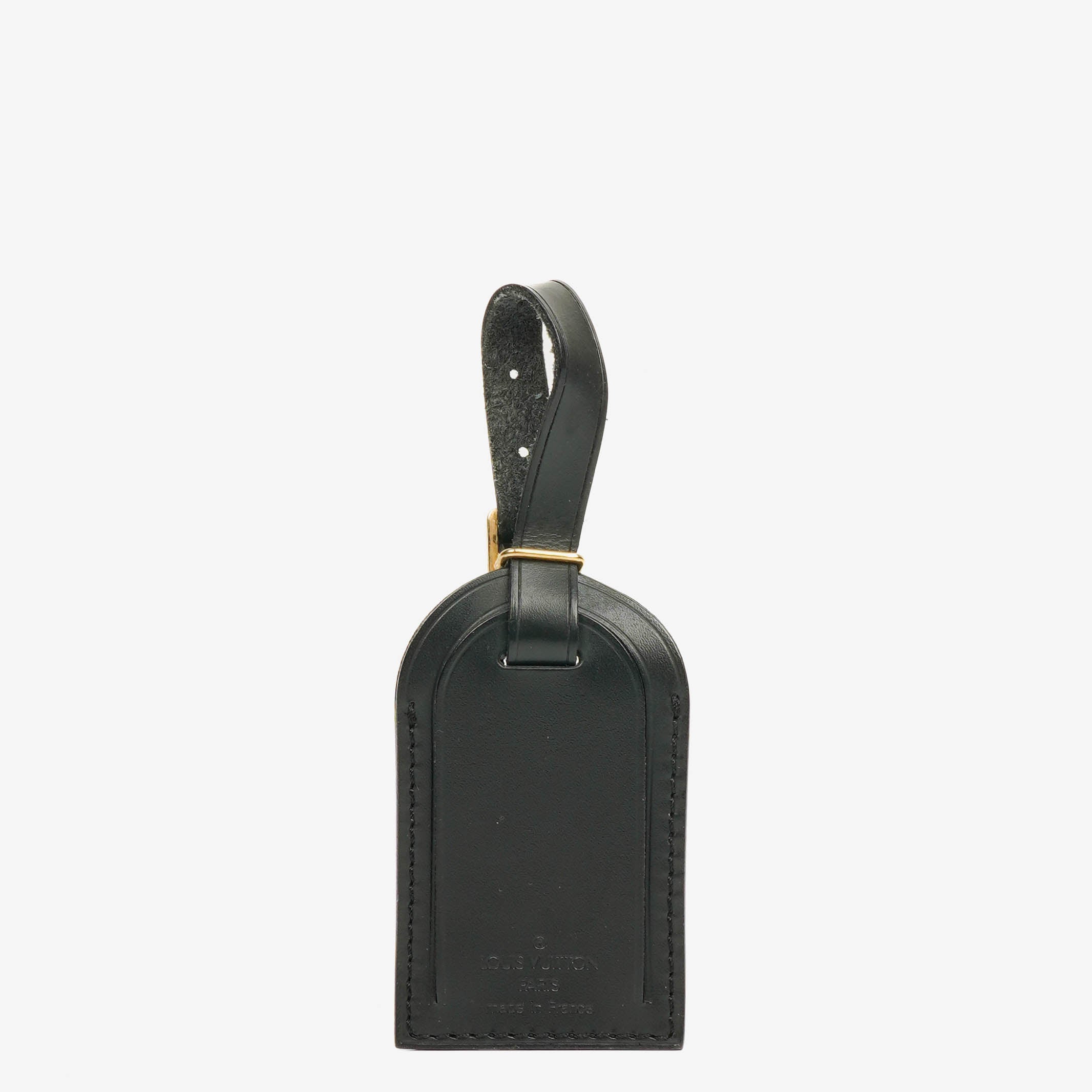 Louis Vuitton Black EPI Leather Name Tag And Handle Holder