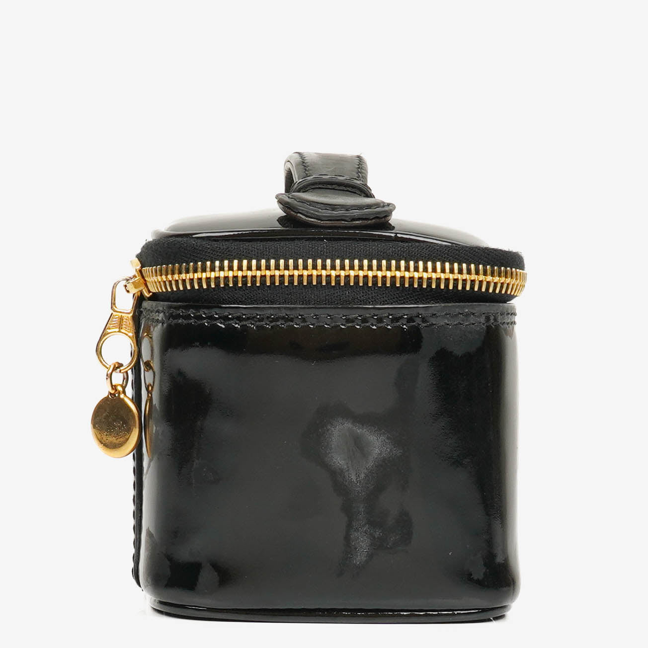 Chanel Black Patent Leather Vanity Case