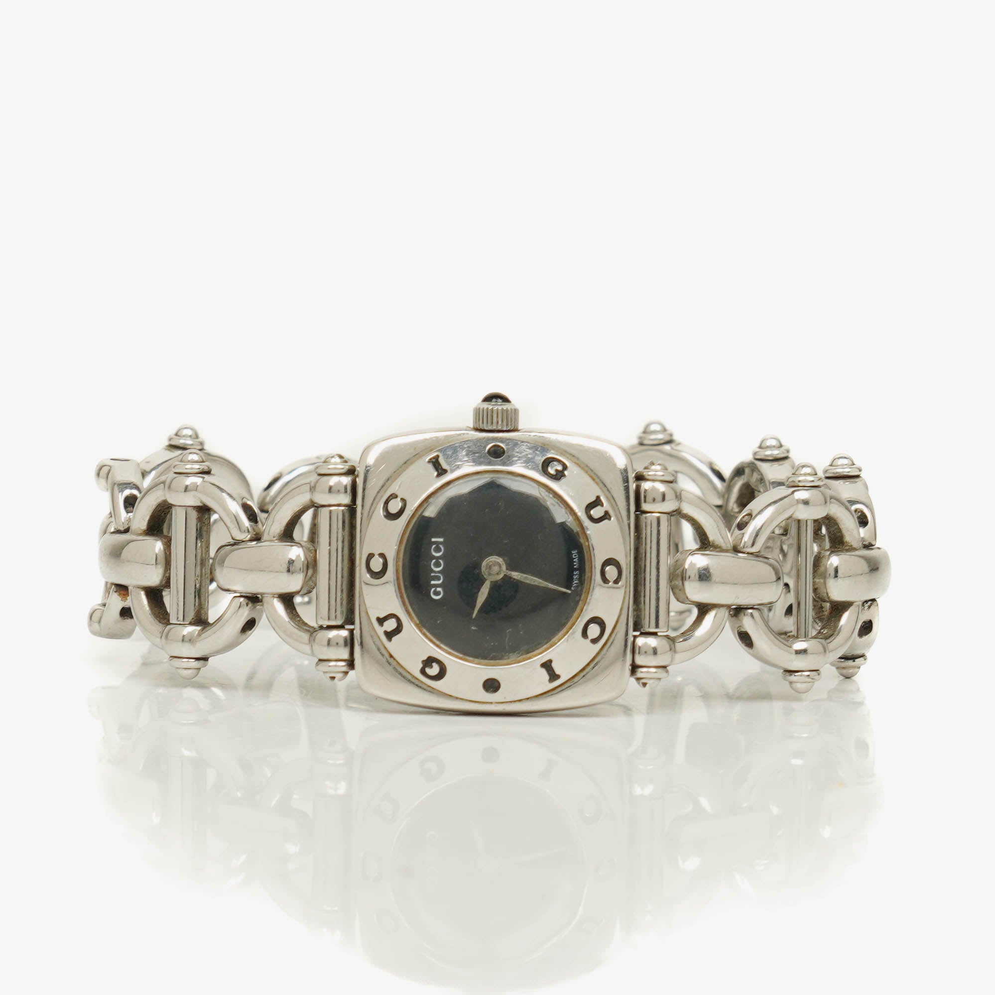 Gucci Horsebit Stainless Steel 22mm 6400L Quartz Watch