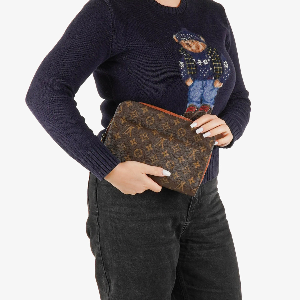 Louis Vuitton Monogram Canvas Orsay Clutch Bag