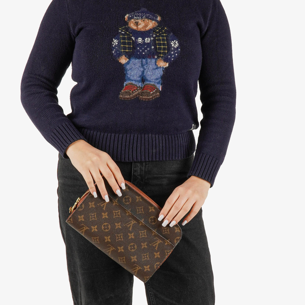 Louis Vuitton Monogram Canvas Orsay Clutch Bag