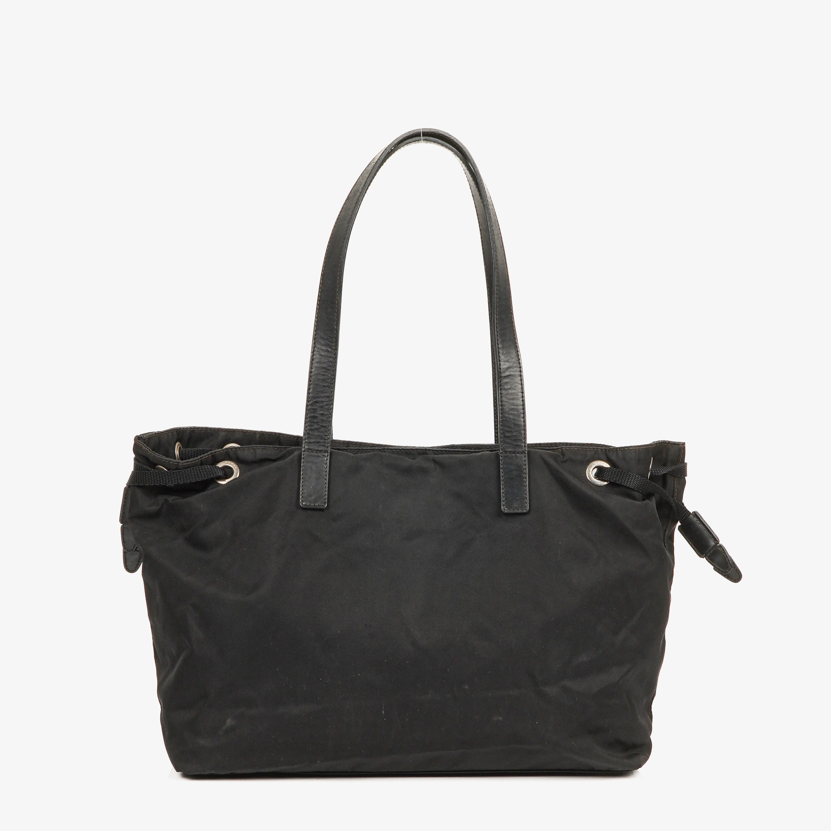 Prada Tessuto Nylon and Leather Tote Bag