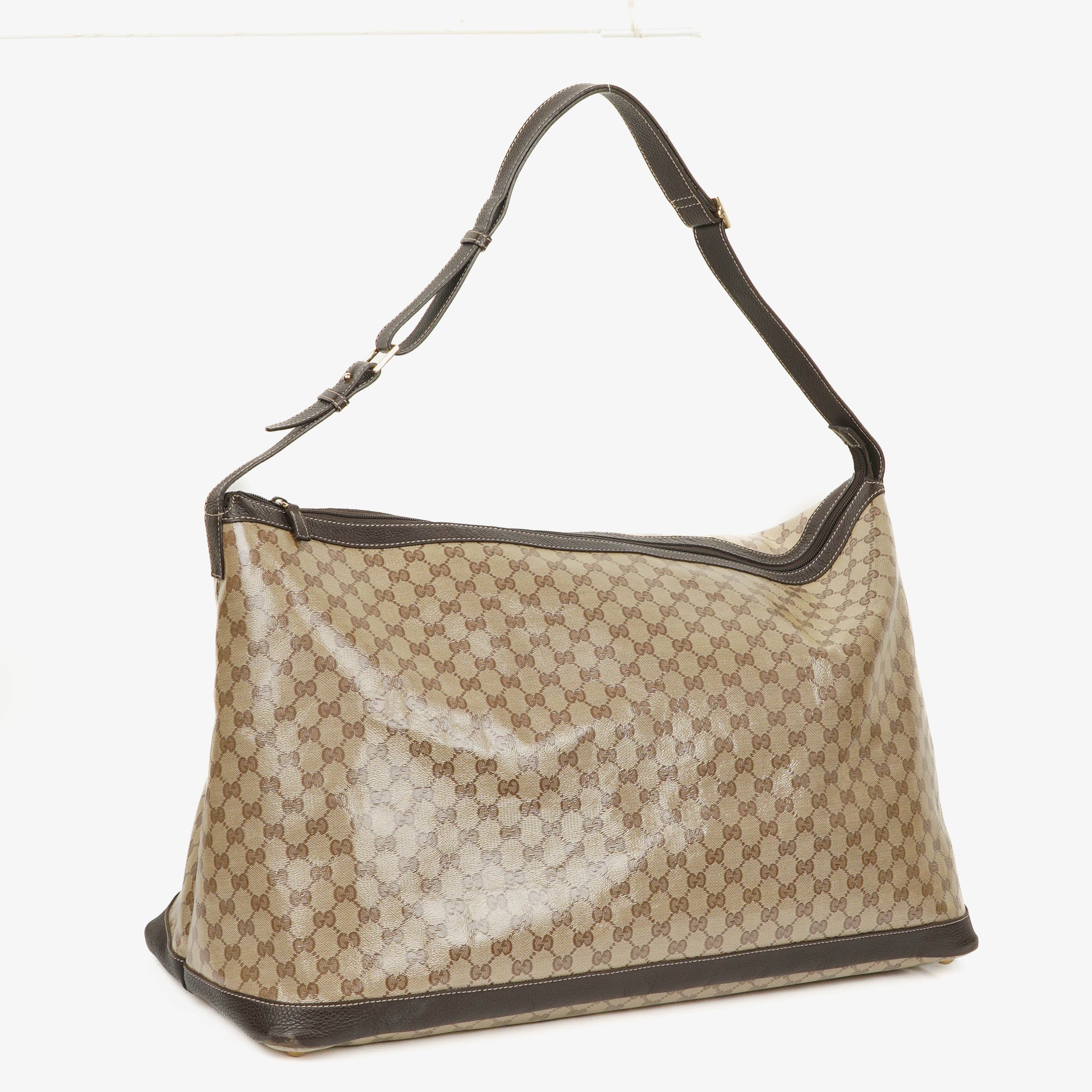 Gucci GG Crystal Coated Canvas Travel Bag