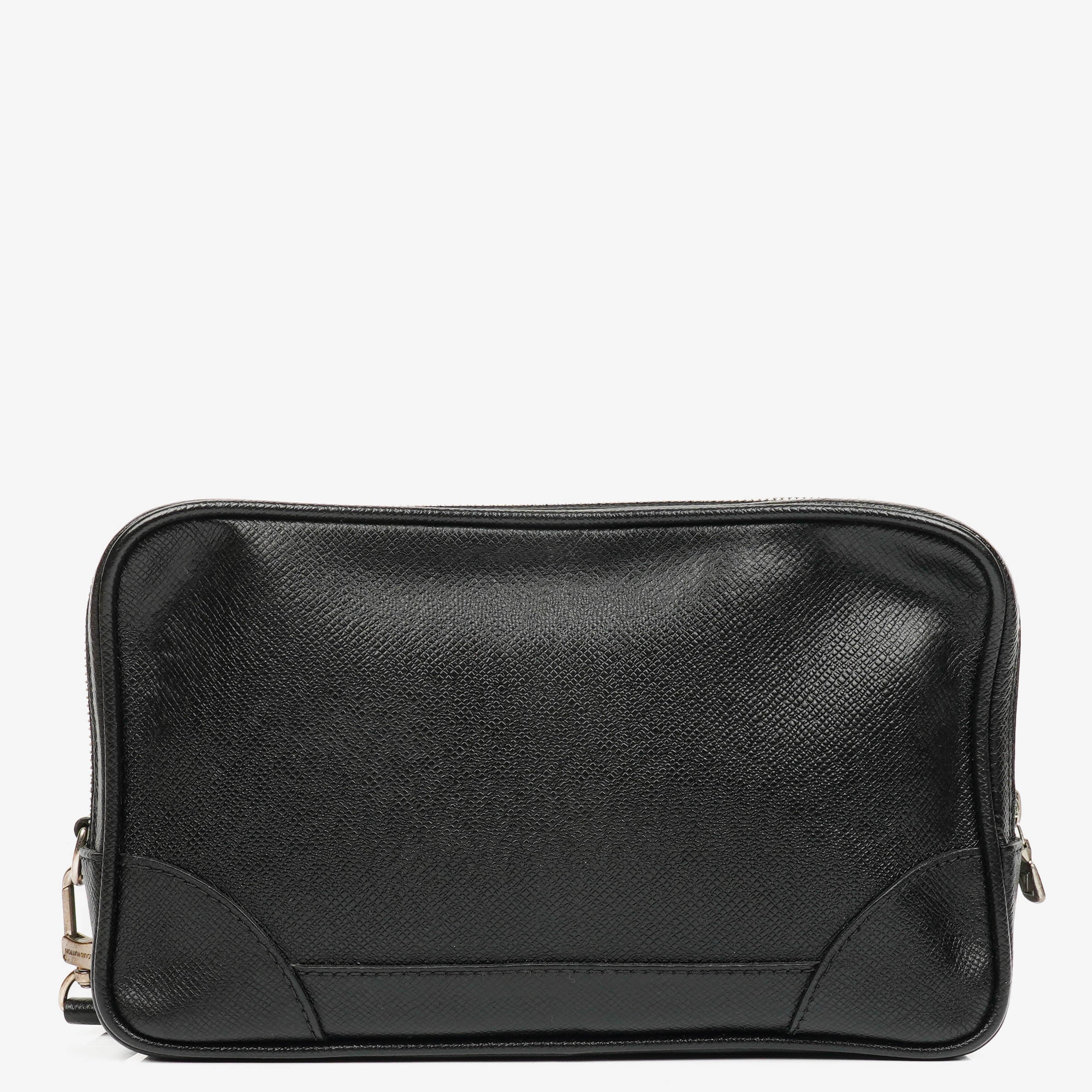 Louis Vuitton Black Taiga Leather Neo Pavel Clutch